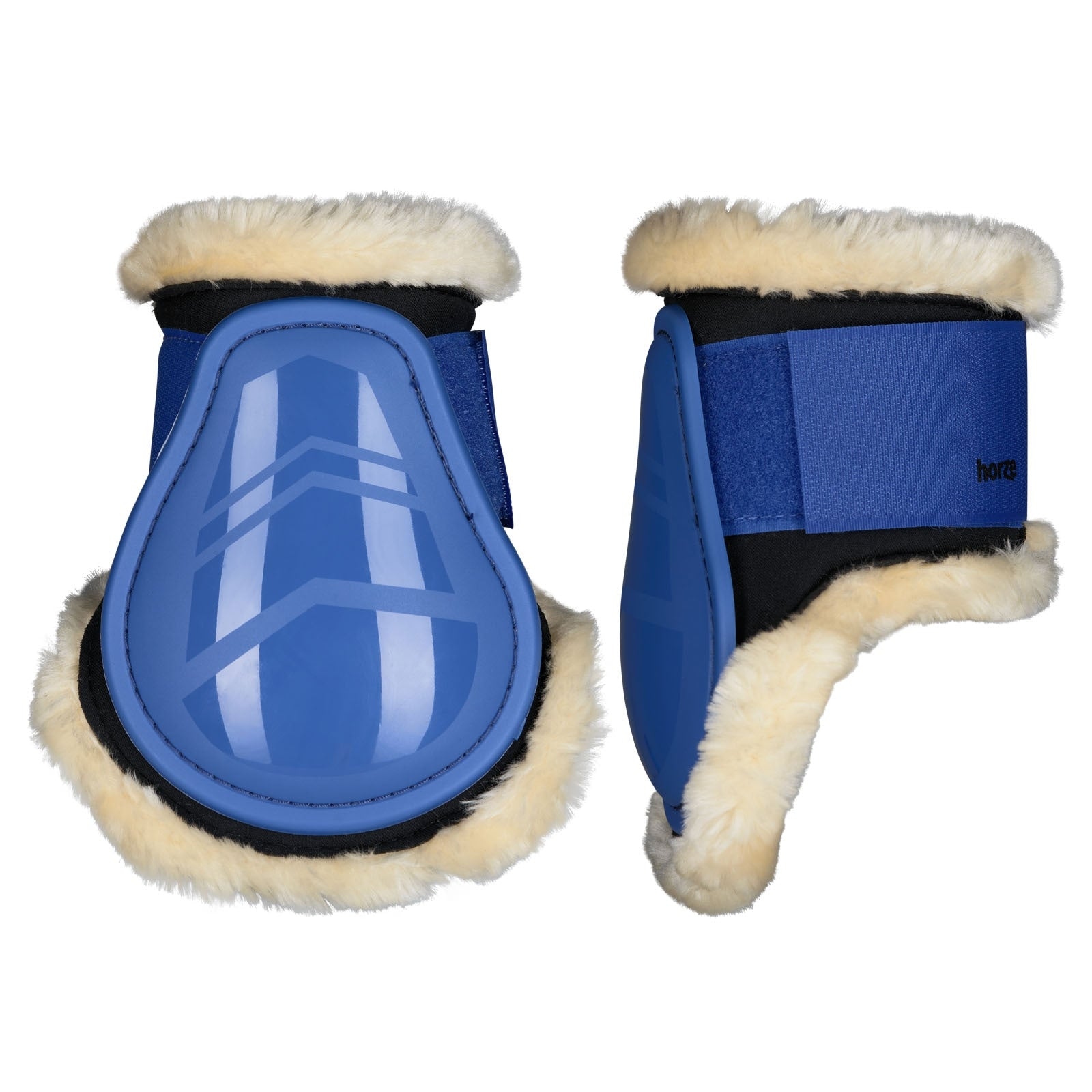 Horze Windsor Fetlock Boots with Faux Fur Lininig Leg Protection & Hoof Protection for Horses