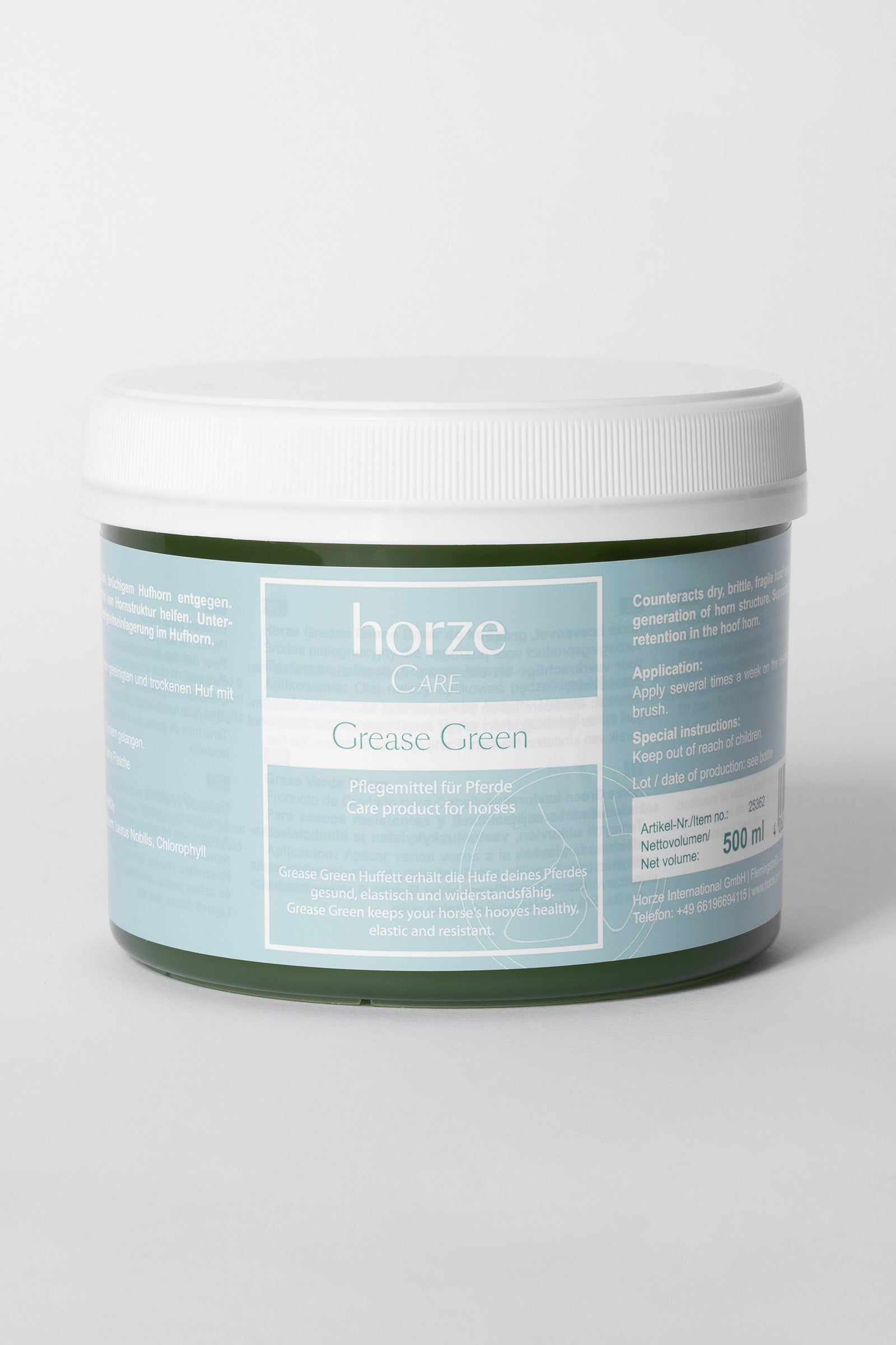 Horze Grease Green, 500ml Horse Health Care