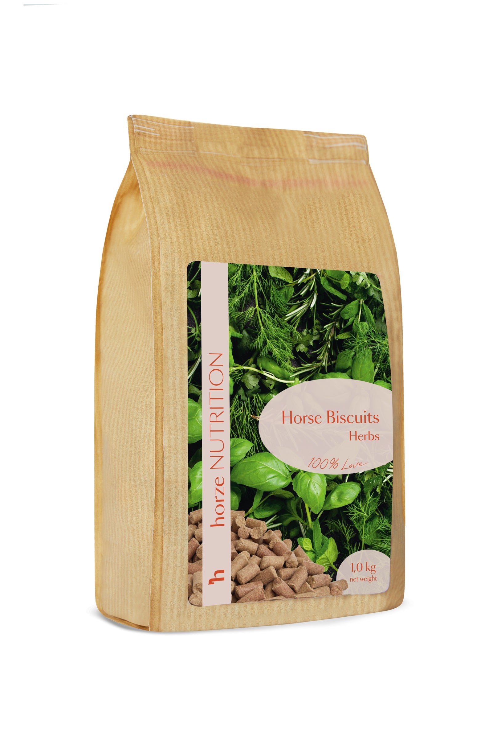 Horze Biscuits Herbs, Treats 1kg Horse Feed & Nutrition
