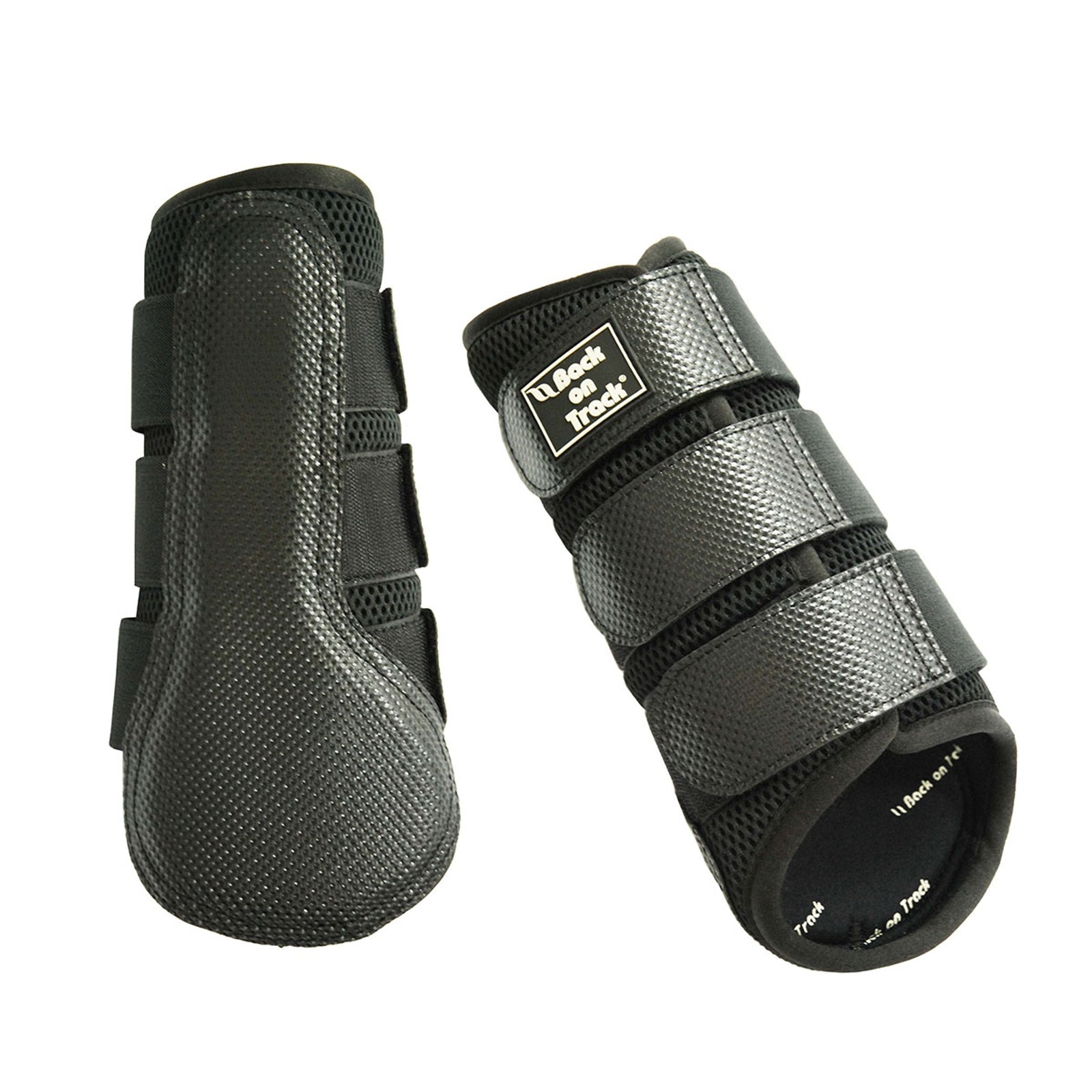 undefined Back on Track 3D Mesh Brushing Boots, L-XL Leg Protection & Hoof Protection for Horses