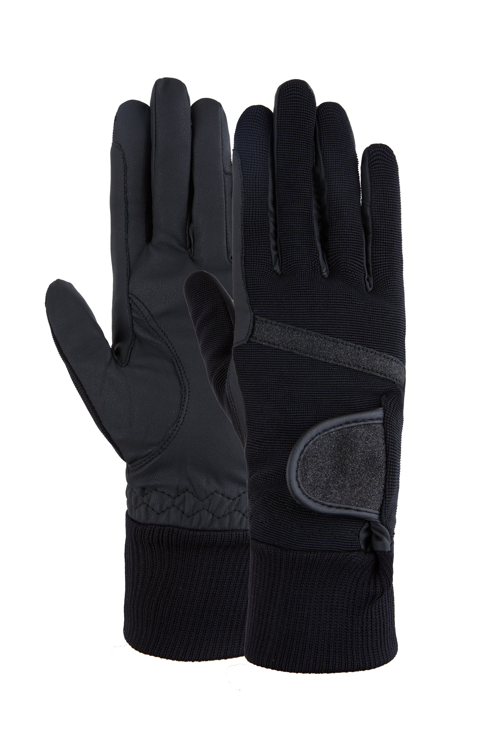 Sage Women's Winter Riding Gloves with cuff Black 10 – horze