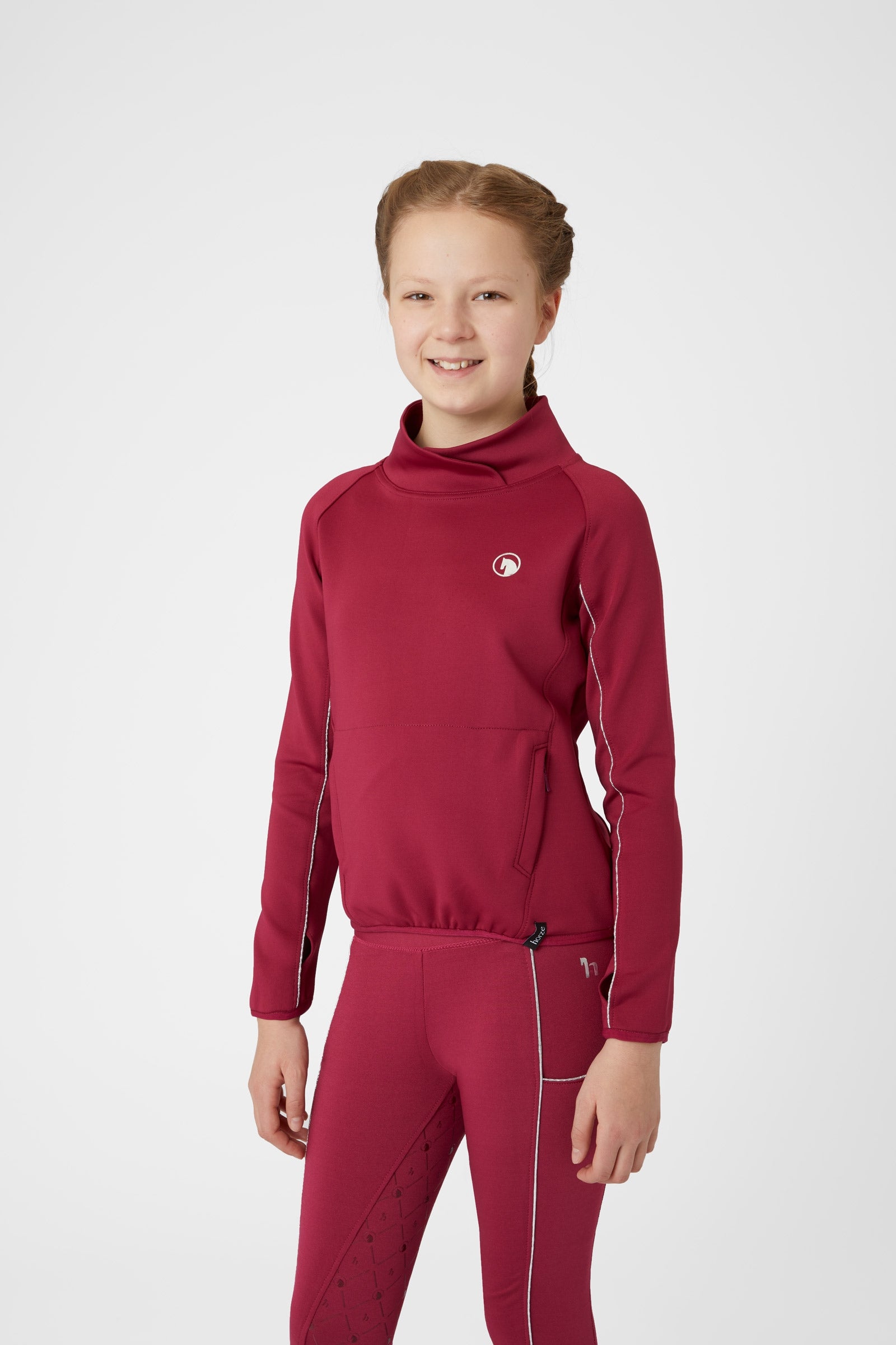 Horze Ella Kids Functional Sweatshirt Kids Apparel