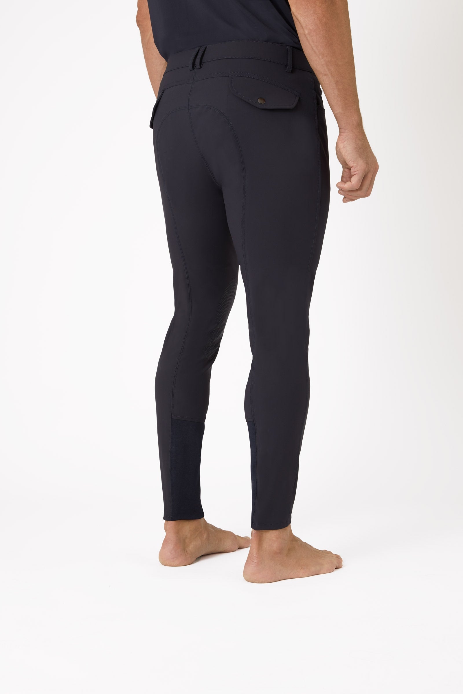 B Vertigo Damien Men's Knee Patch Breeches UPF 40+ Mens Riding Clothing