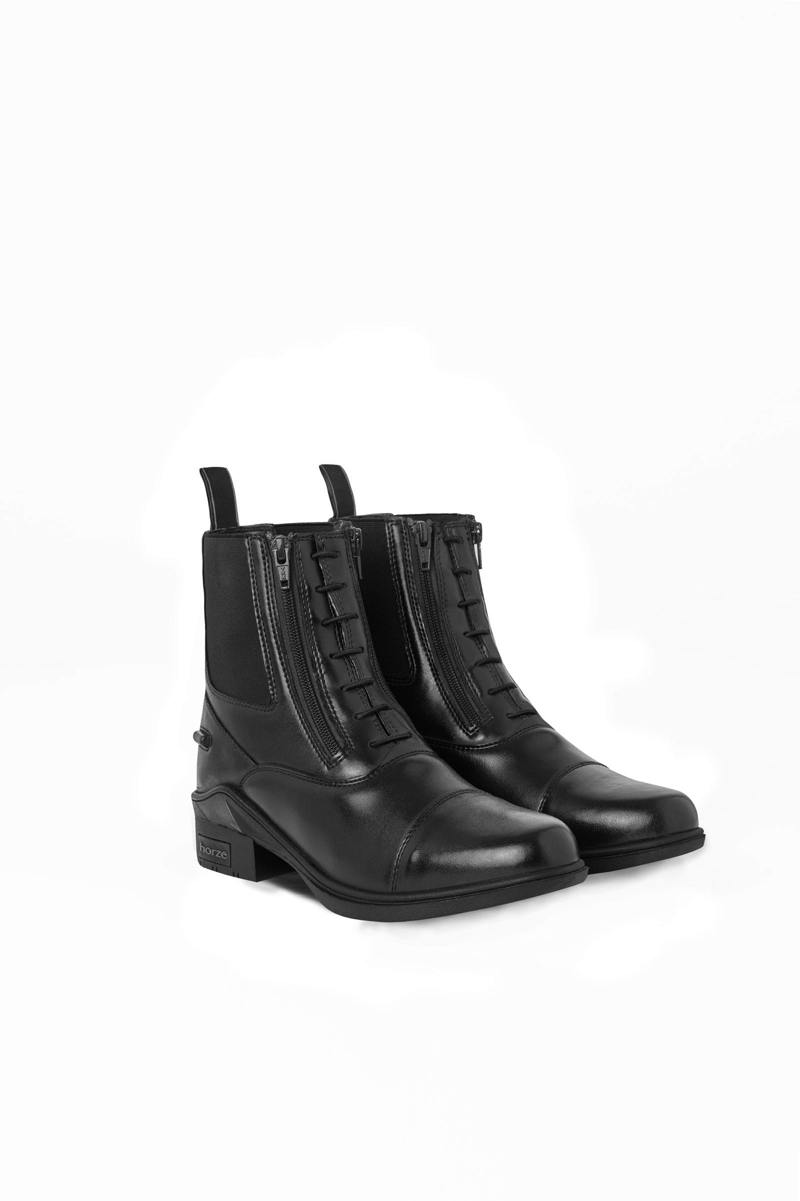 Horze Kingston Women's Jodhpur Boots with Double Zipper Riding Boots & Riding Shoes
