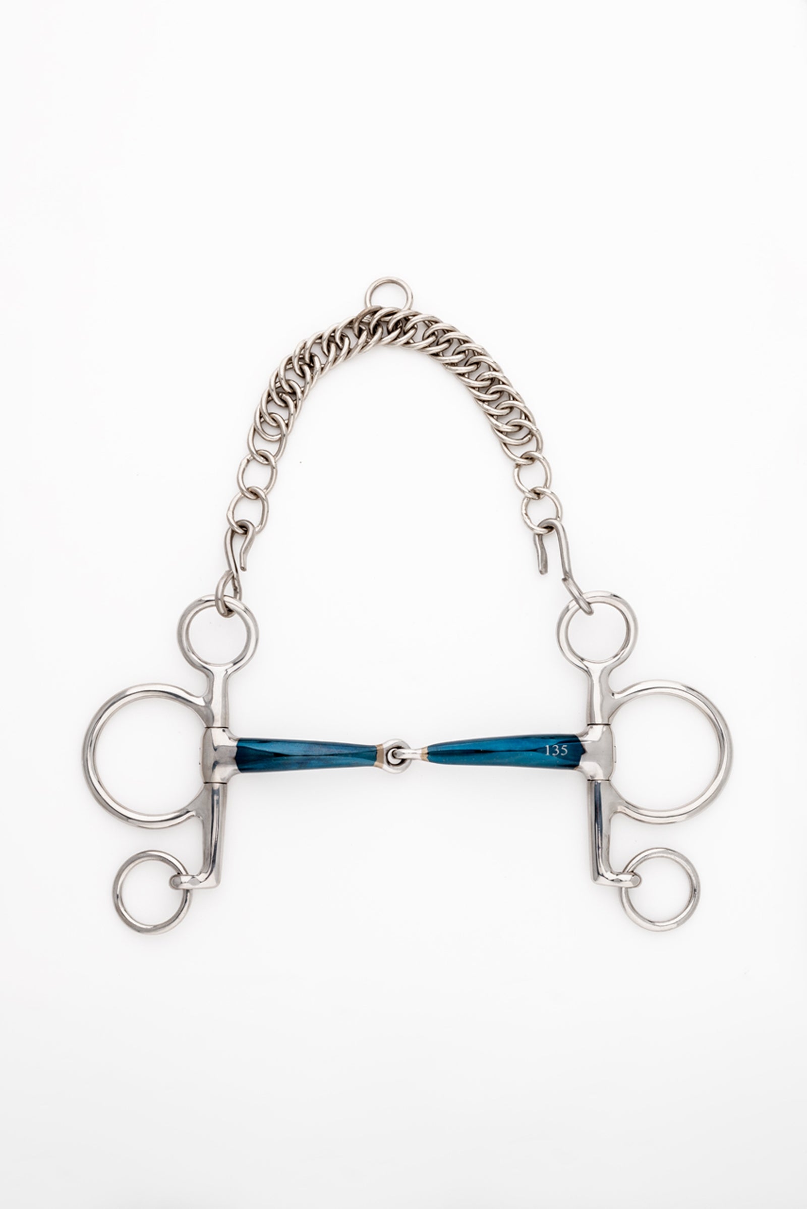 Kavalkade Ergonomic Pelham Single Jointed Short, 14 mm Horse Bits