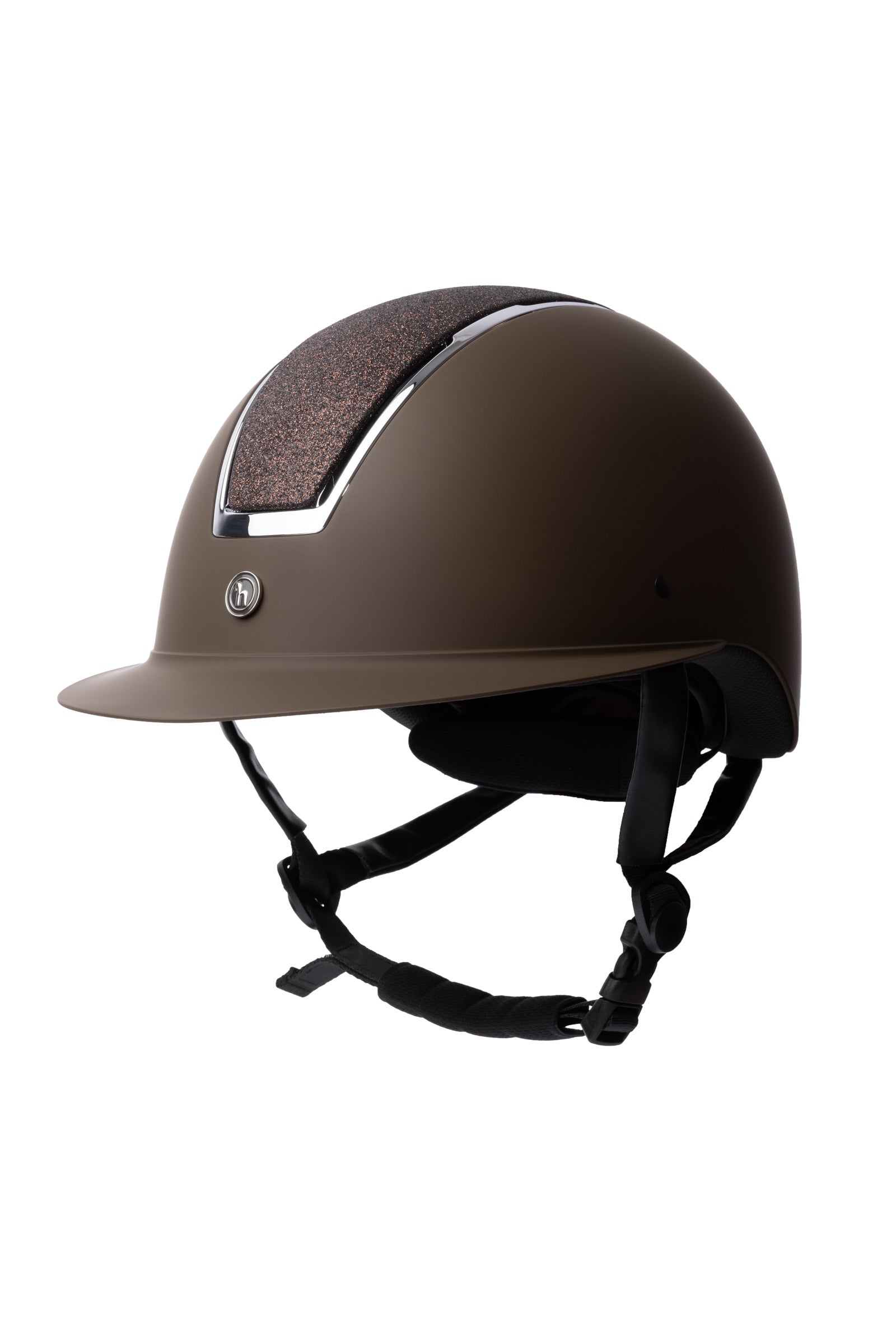 Horze Monarch II Metallic Glitter Helmet Safety Equipment