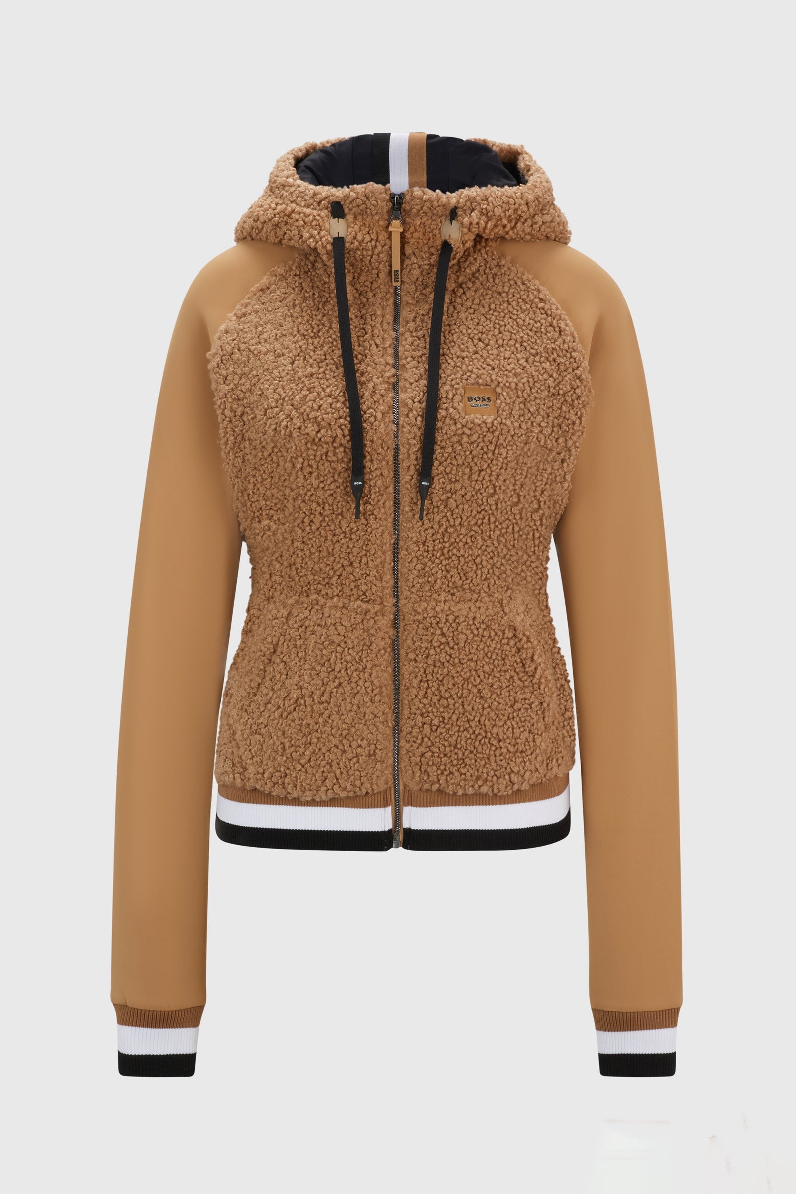 Boss Riva Teddy Hybrid Zip Hoodie Women’s Riding Clothing