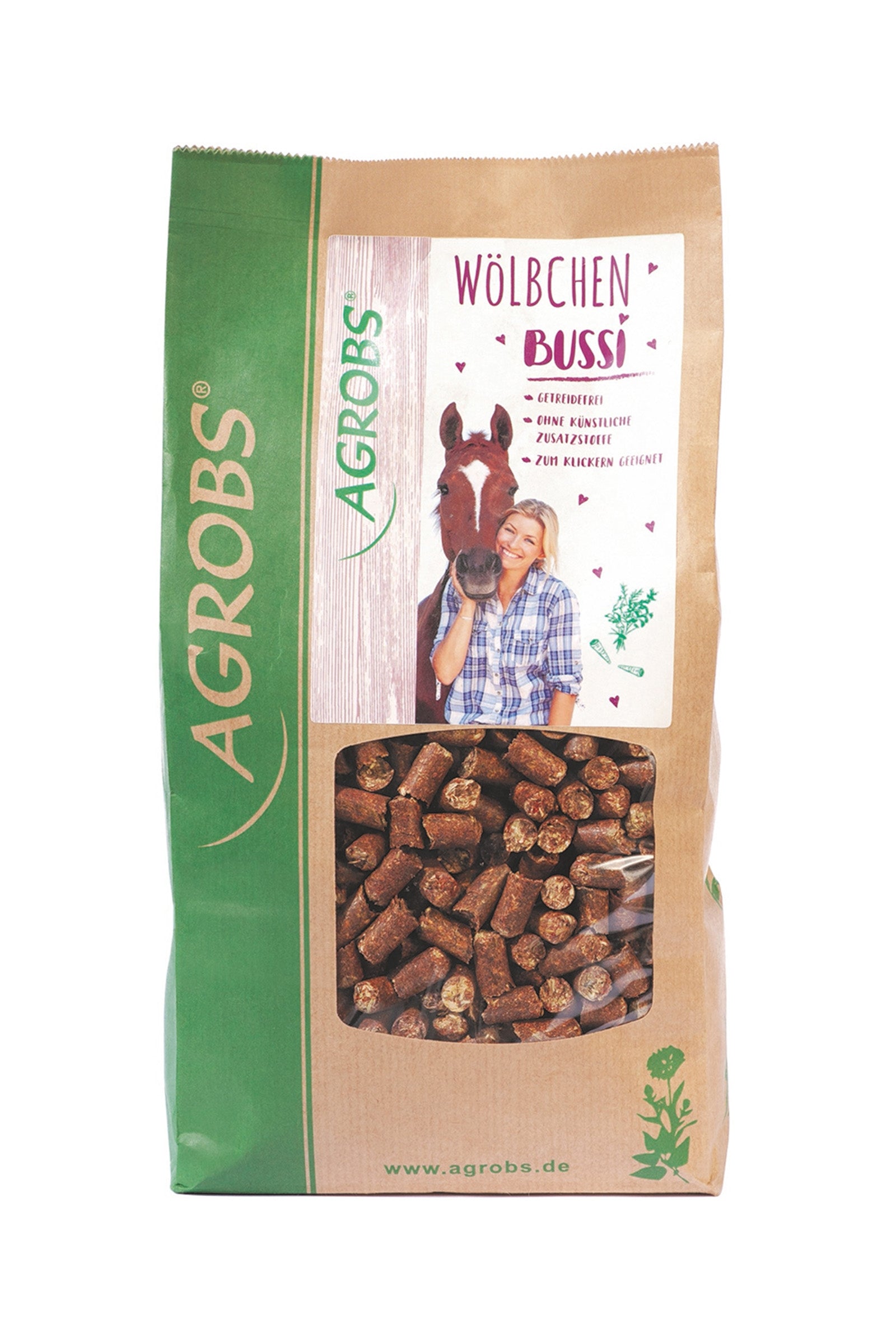 Agrobs Wölbchen Bussi Refill Bag 1.5kg Horse Feed & Nutrition
