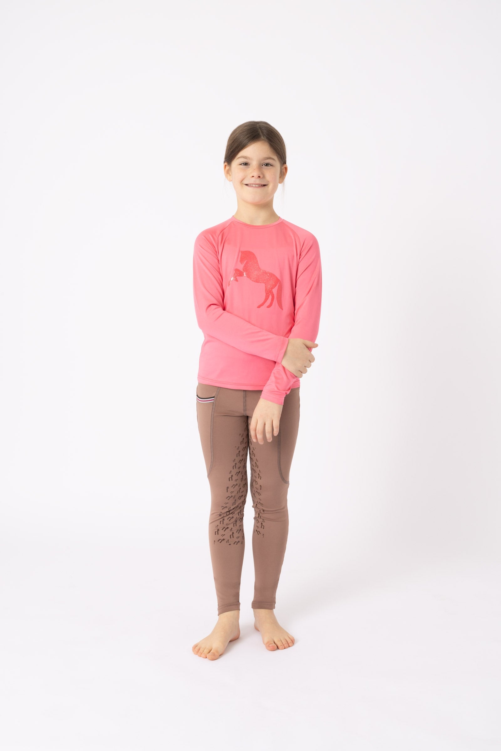 Horze Flora Kids' Functional Longsleeve Kids Apparel