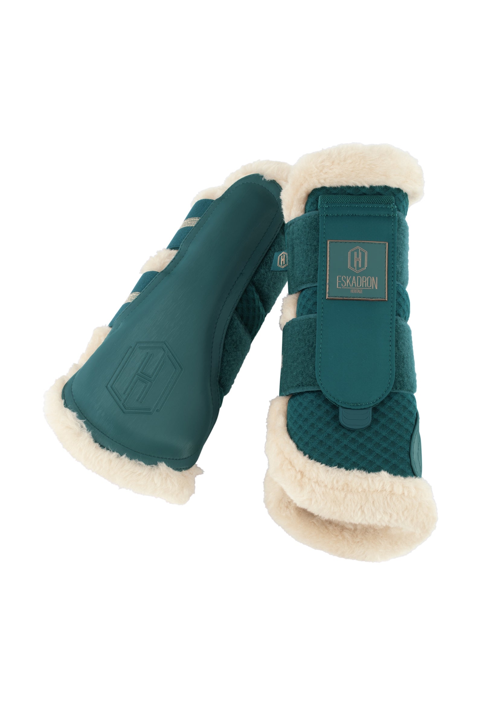 Eskadron Heritage AW24 Mesh Faux Fur Tendon Boots Leg Protection & Hoof Protection for Horses