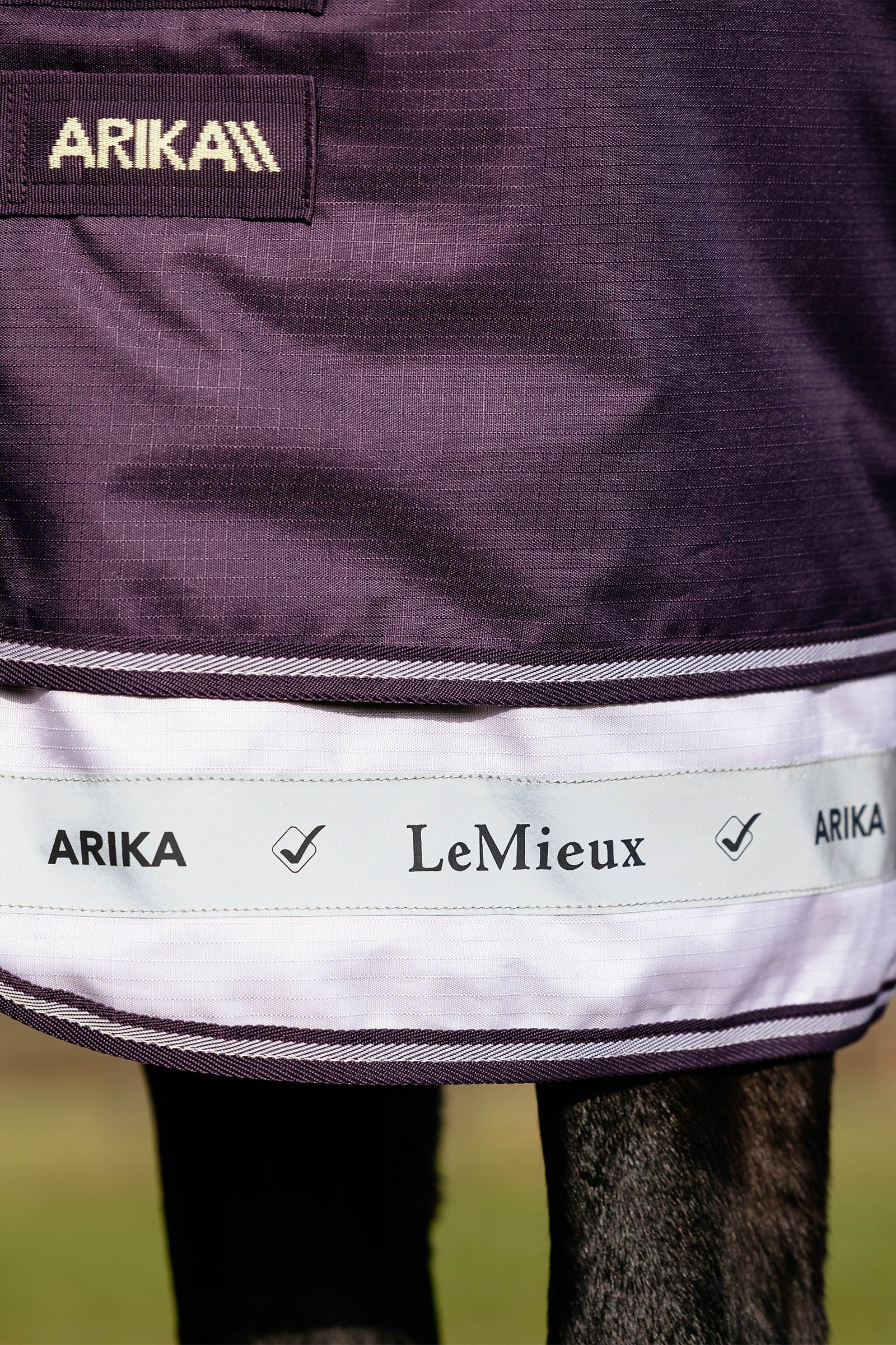 LeMieux Arika Ripstop Turnout Rug With Detachable Neck, 0 g Horse Rugs