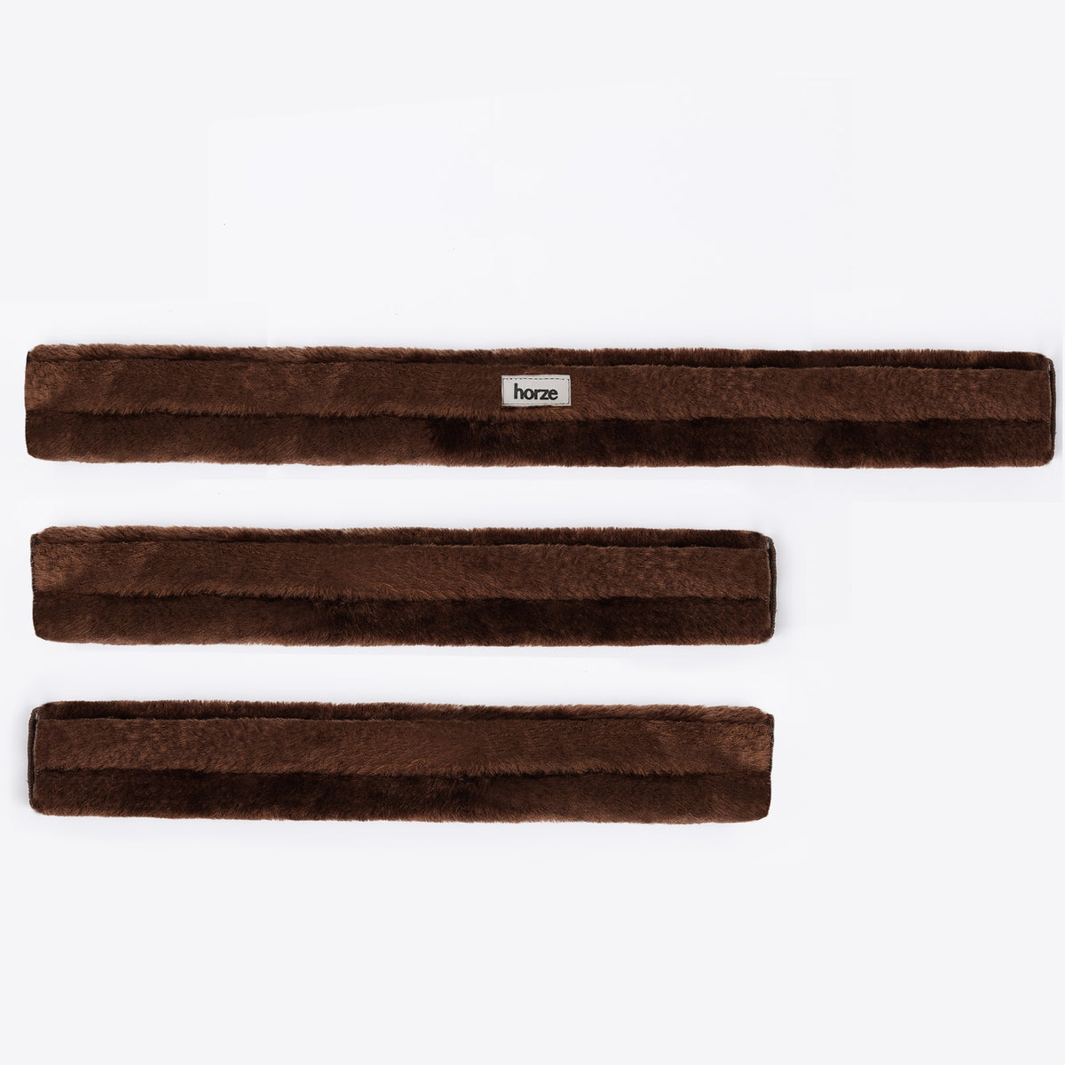 Horze Narvik Faux Fur Breast Plate Set (3pcs.) Bridles & Reins