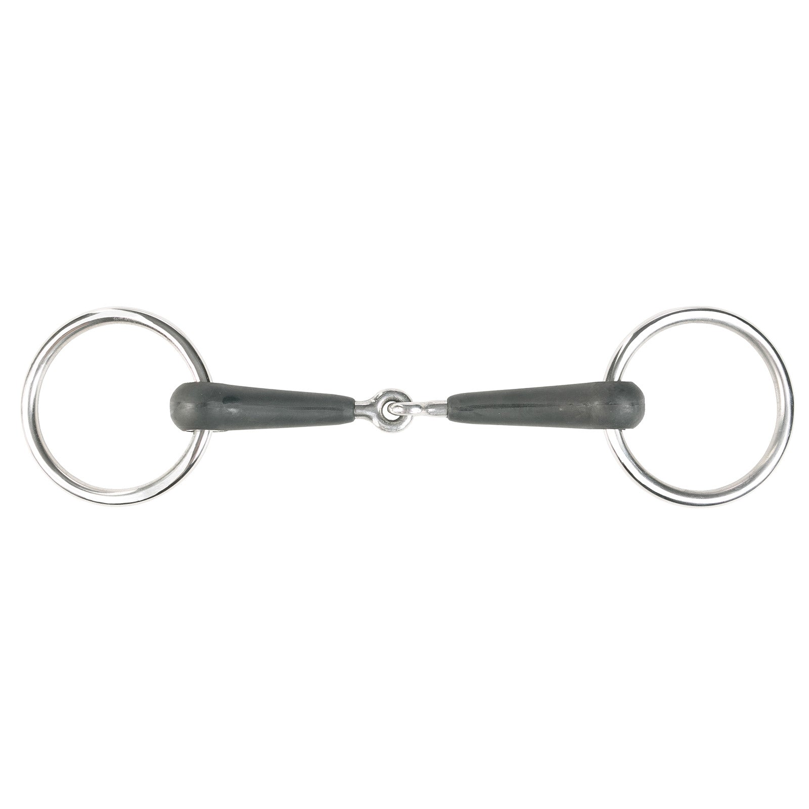 Horze Loose Ring Jointed Rubber Bit Horse Bits