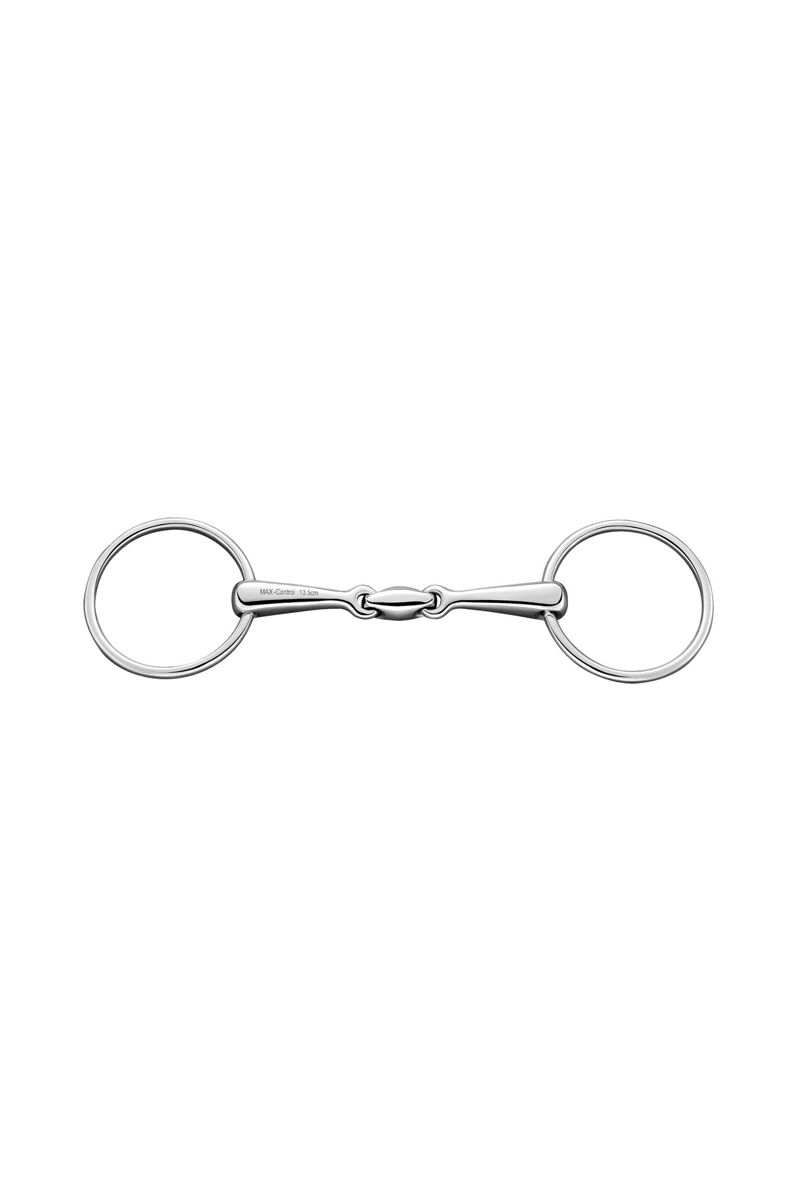 Sprenger Max-Control Loose Ring Snaffle Bit St. St., Locking Mechanism, Double Jt. Horse Bits