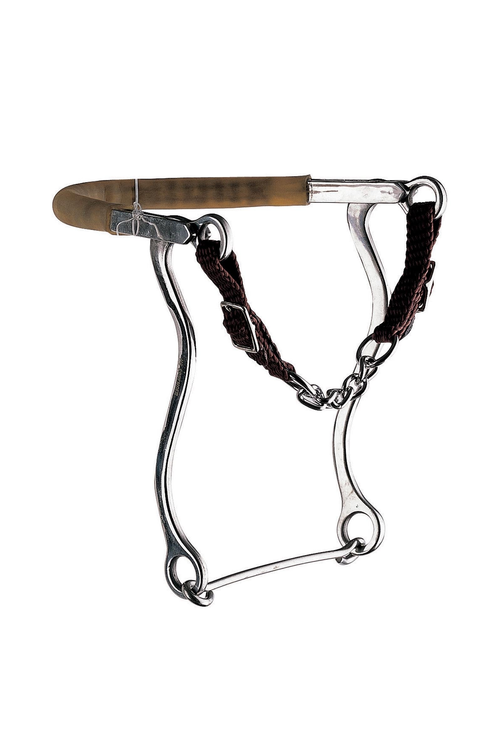 Sprenger Hackamore Bit W. Curb Chain, Stainless. St. Cheeks 31cm Horse Bits