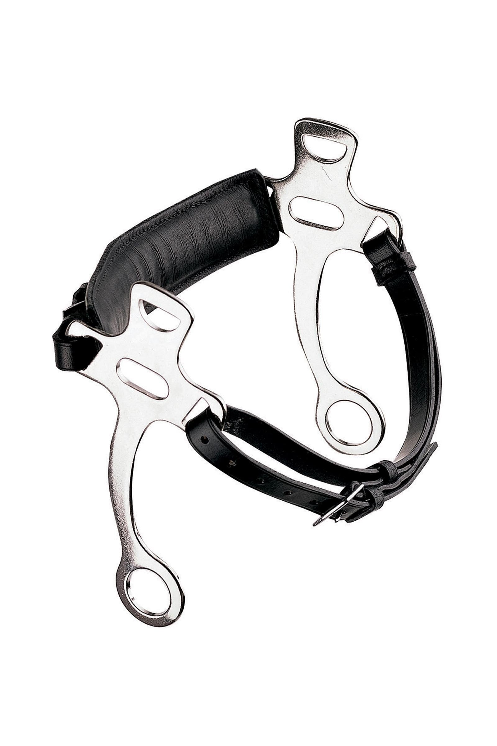 Sprenger Hackamore Bit W. Leather Curb Strap, Stainless. St. Cheeks 21cm Horse Bits
