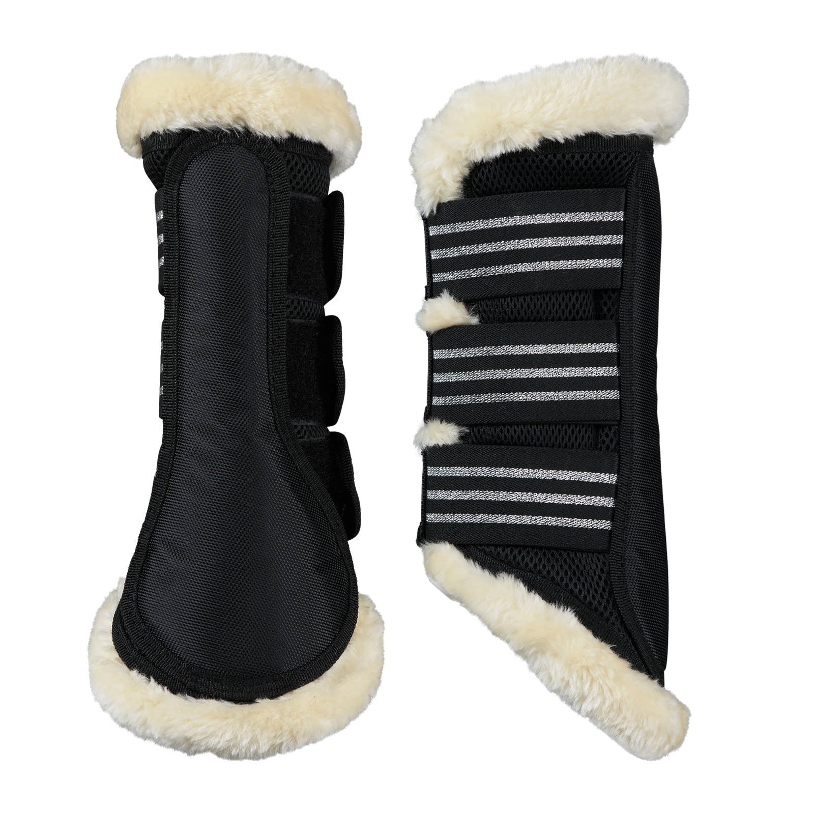 Horze Lincoln Brushing Boots with Fur Leg & Hoof Protection