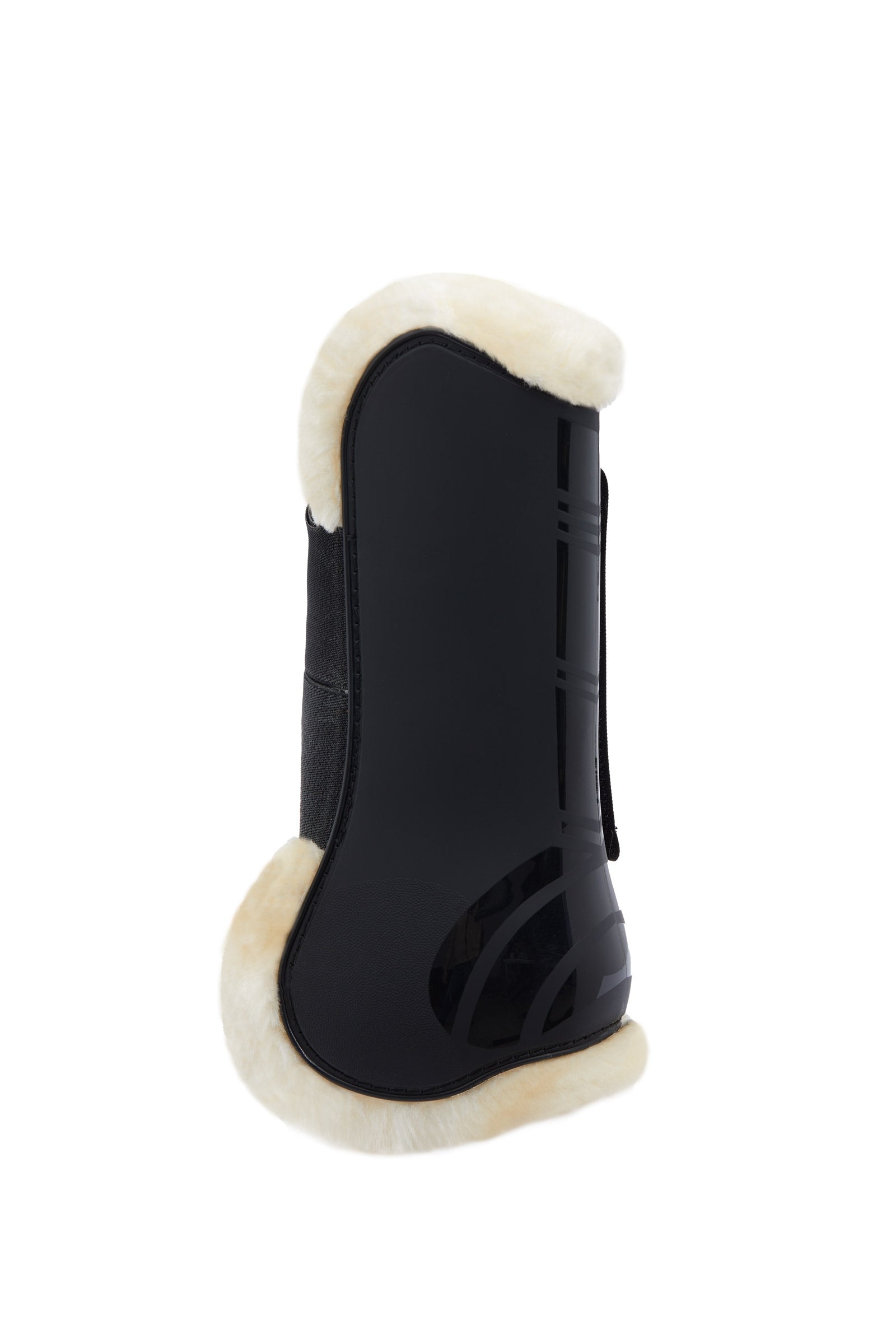 Horze Caliber Tendon Boots with Faux Fur Lining Leg & Hoof Protection