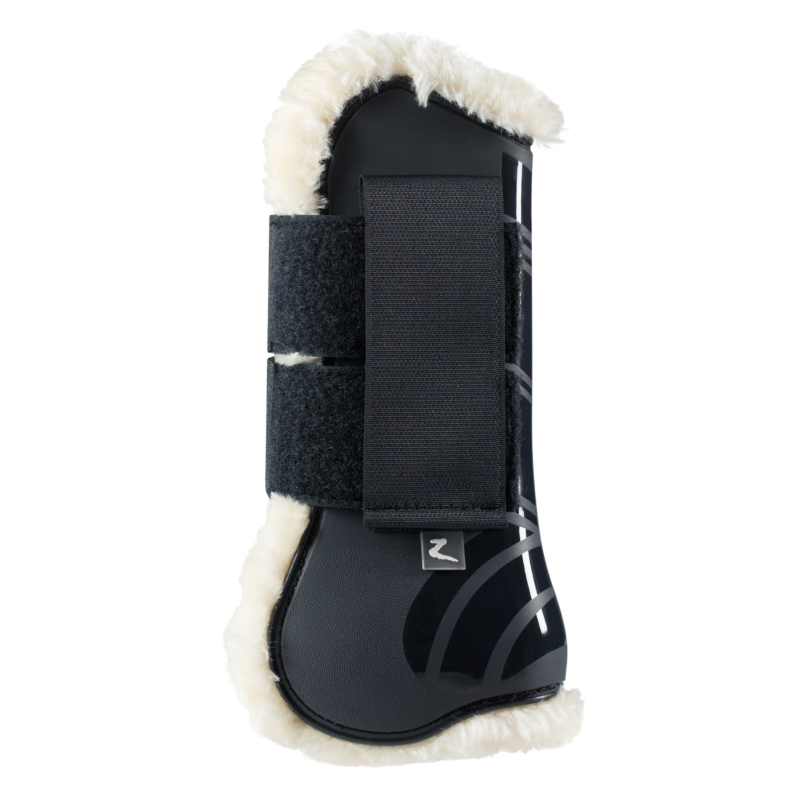 Horze Caliber Tendon Boots with Faux Fur Lining Leg & Hoof Protection