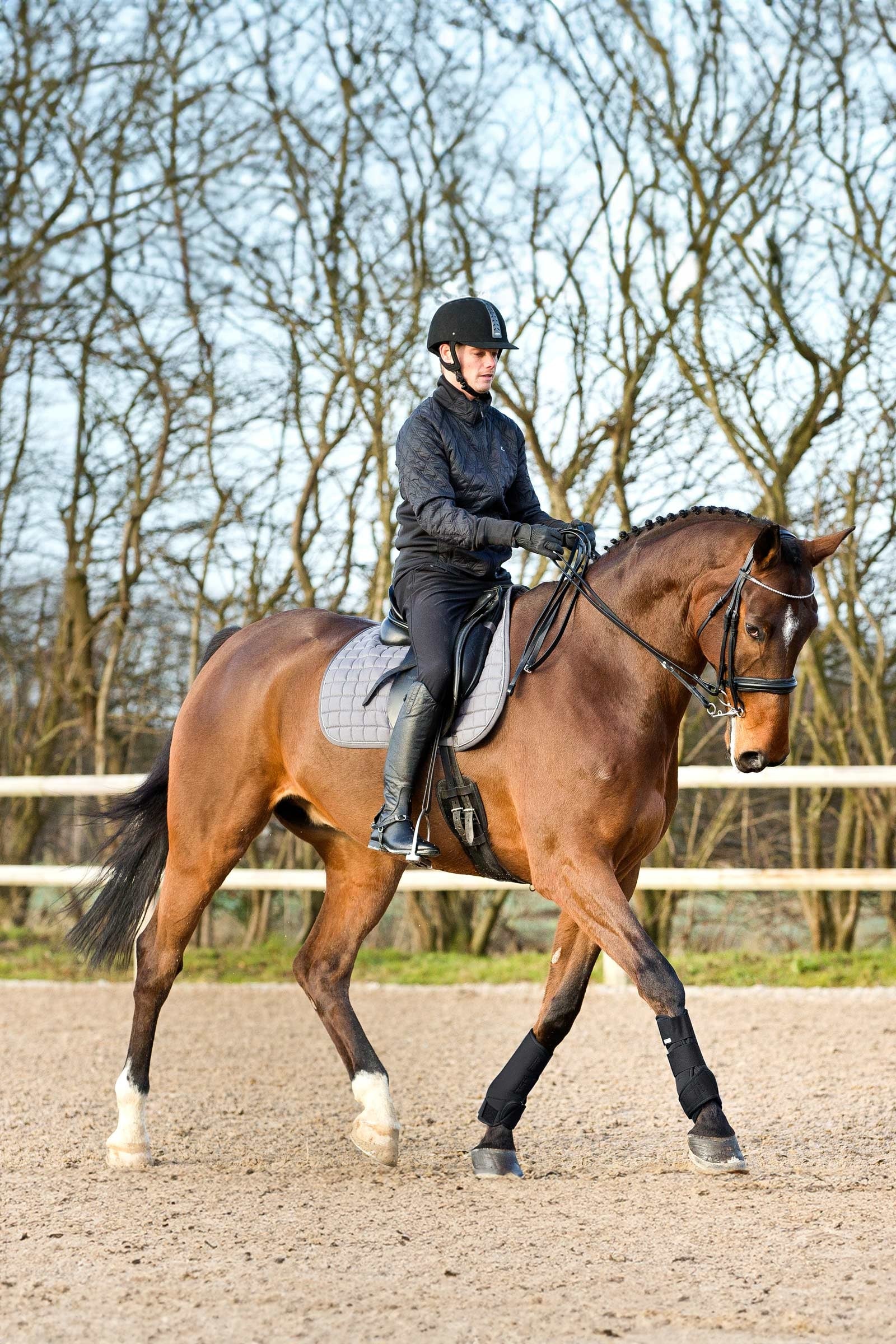 Horze Brushing Boots Leg & Hoof Protection