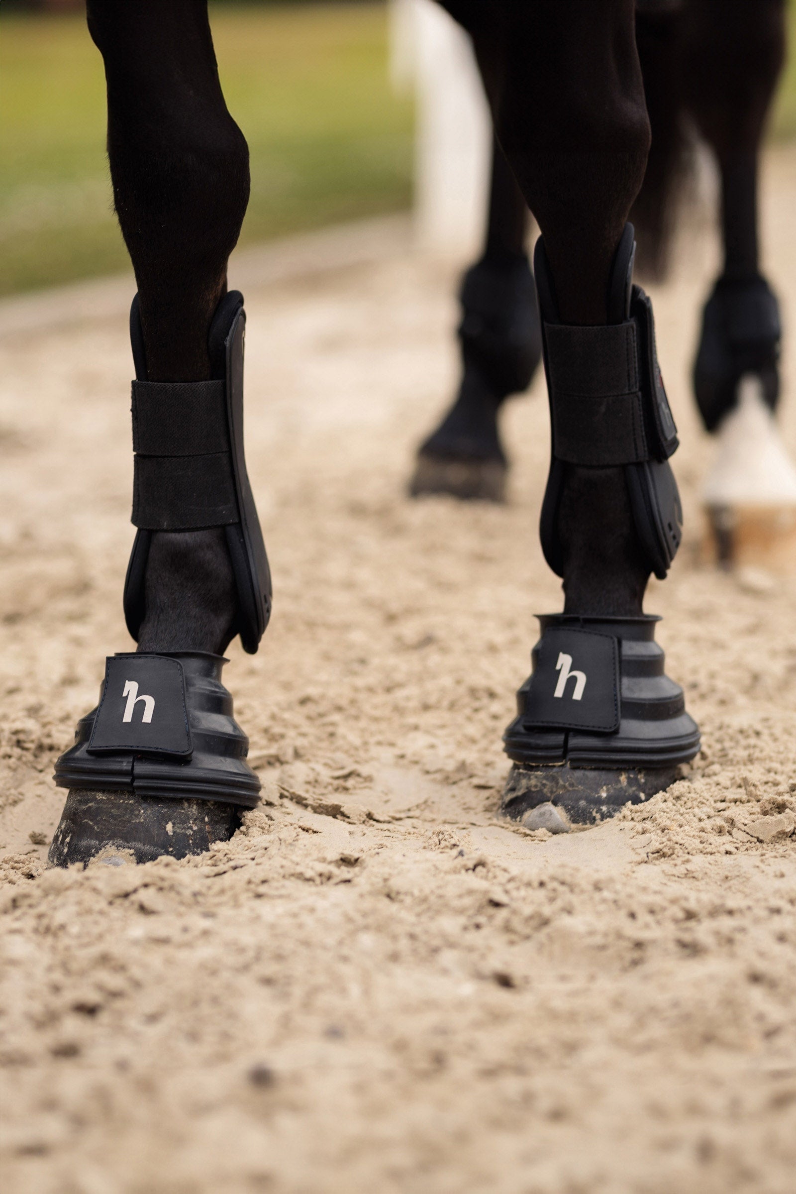 Horze Rubber Guard Bell Boots Leg & Hoof Protection