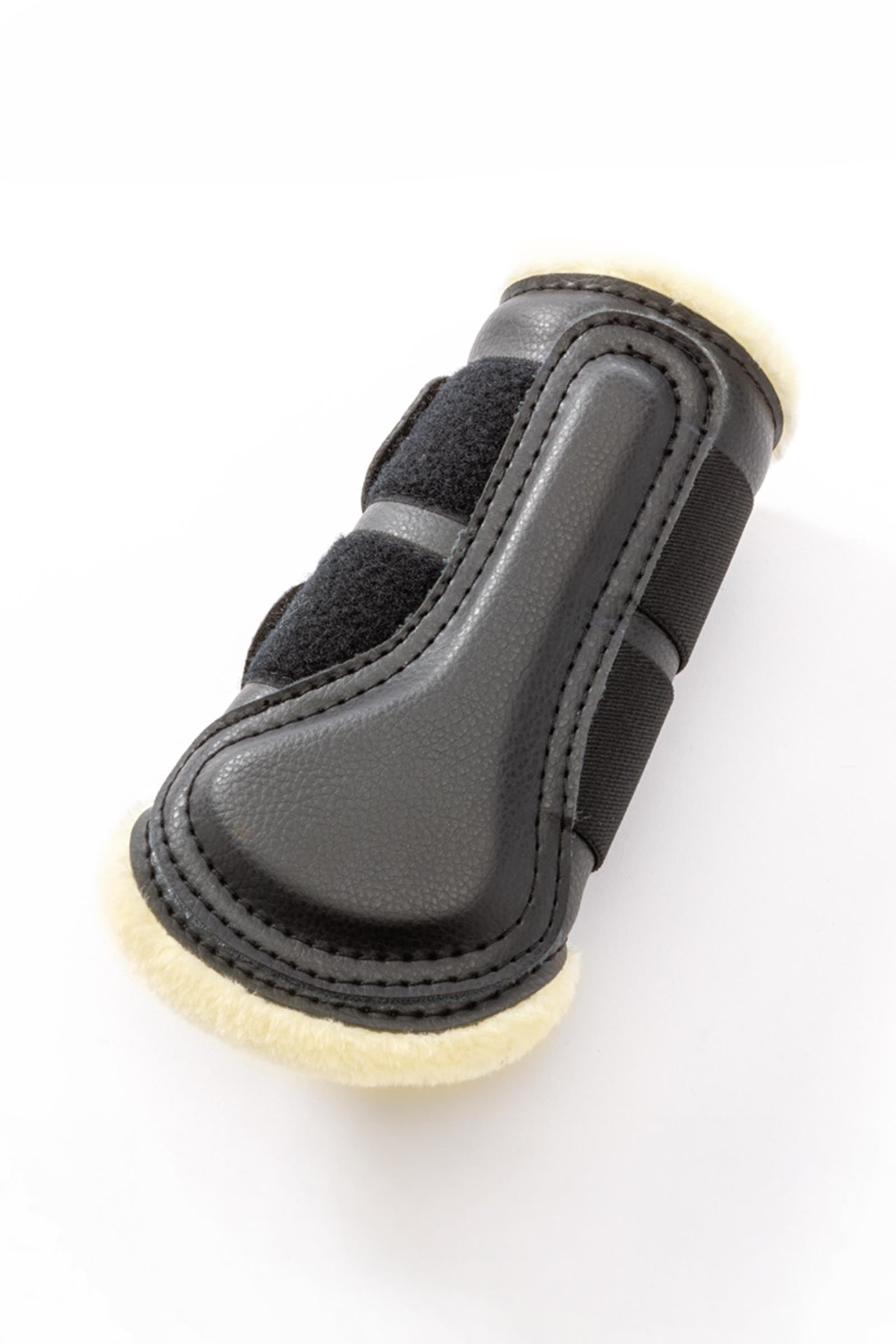 Kavalkade Anatomic Synthetic Leather Boots With Faux Fur Leg Protection & Hoof Protection for Horses