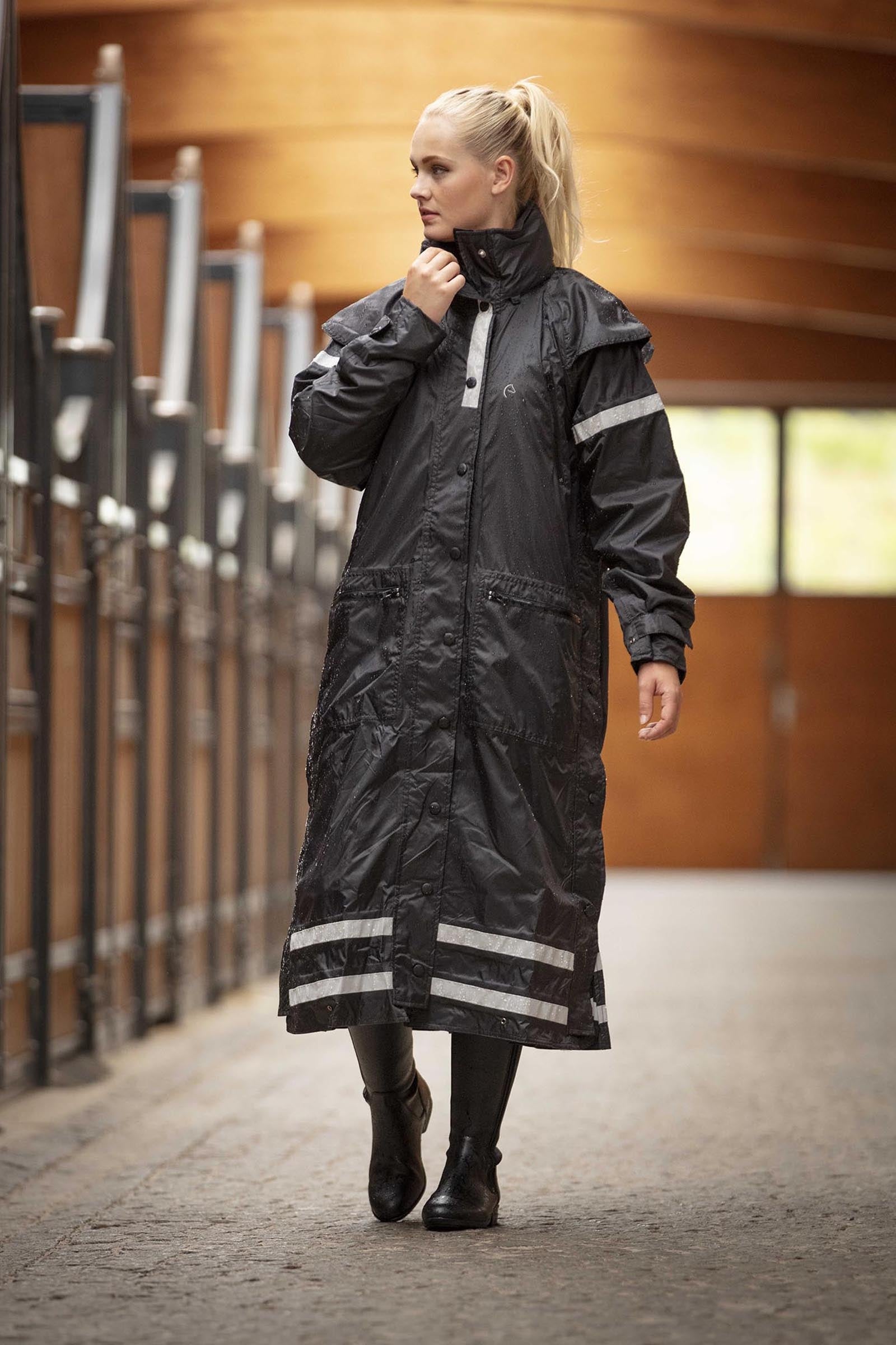 EQUITHÈME RiderCoat Long Raincoat Women’s Riding Clothing