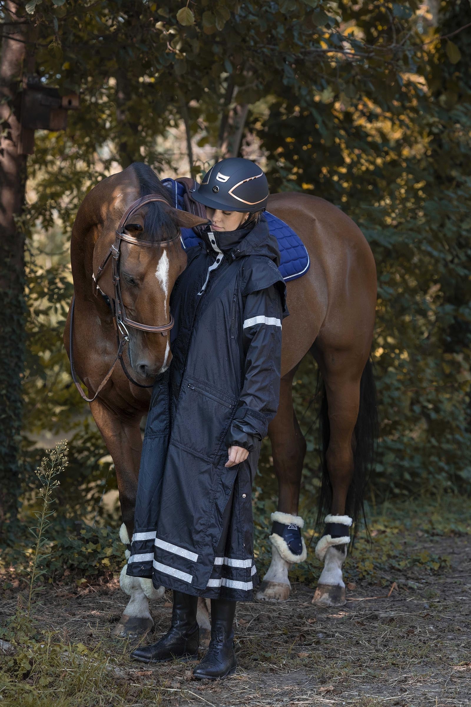EQUITHÈME RiderCoat Long Raincoat Women’s Riding Clothing