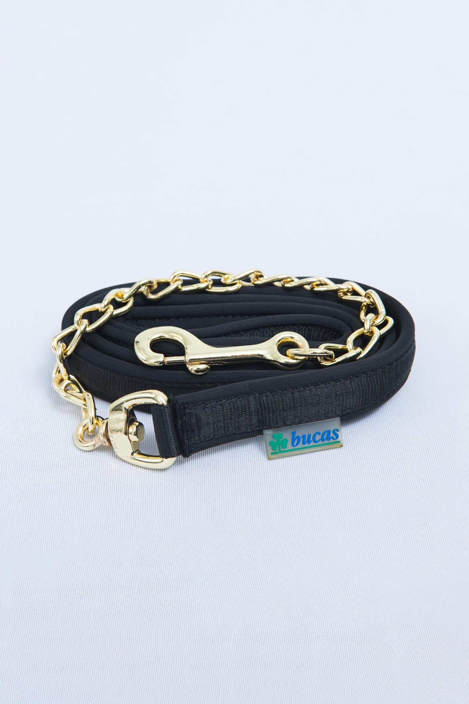 Bucas Show-Line Stallion Chain/Lead Halters & Leads