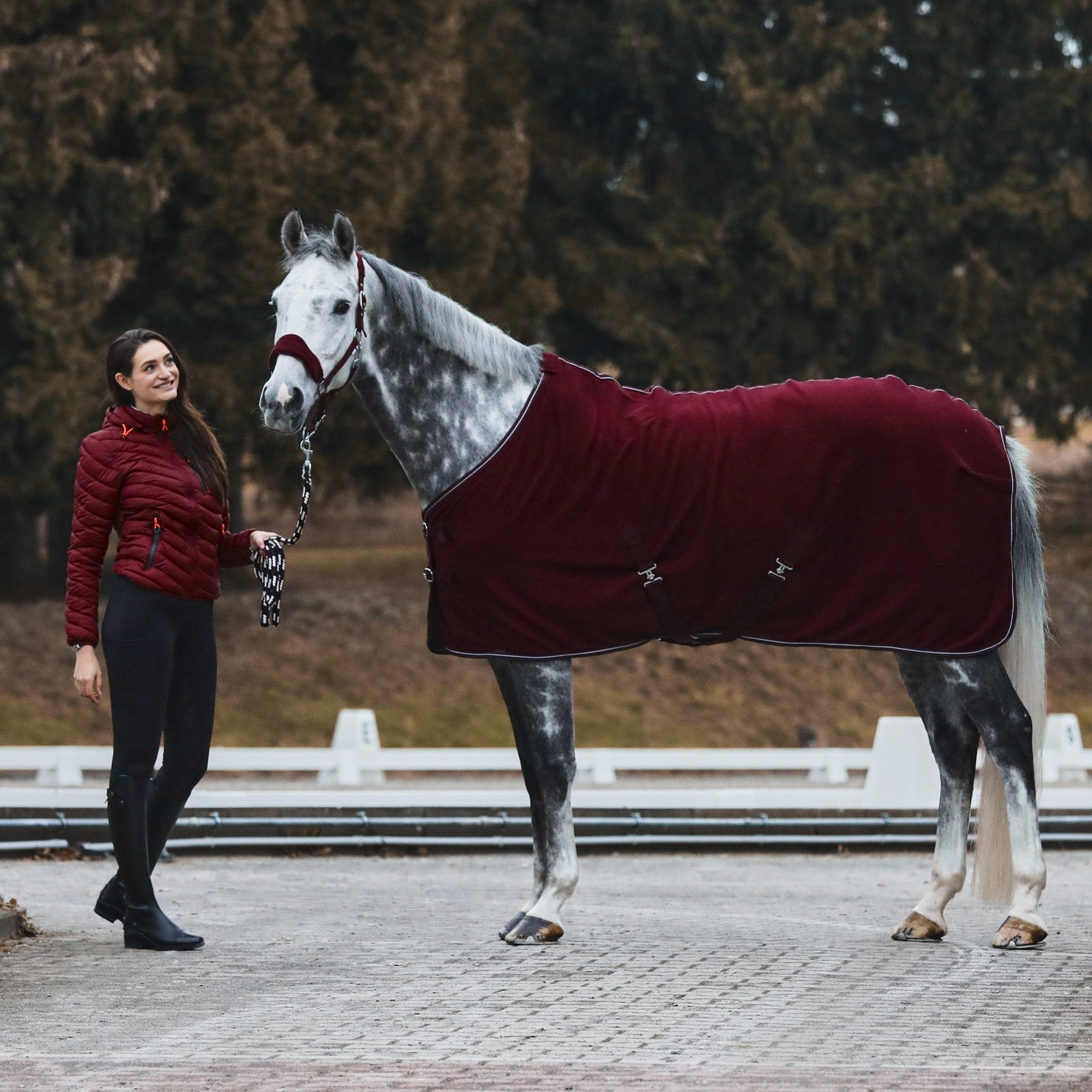 Horze Kiel Halter with Fleece Halters & Leads