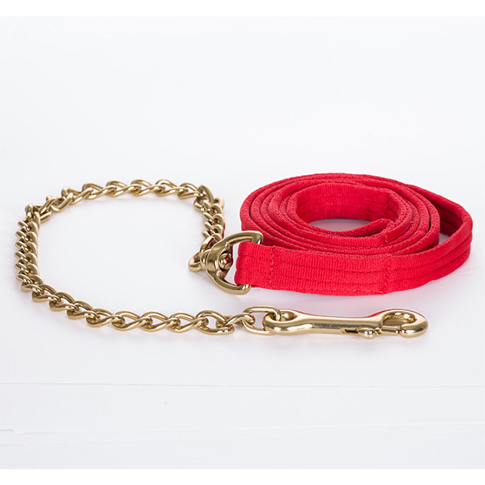 Finntack Pro Cushioned Web Lead Shank with Single Chain Halters & Leads