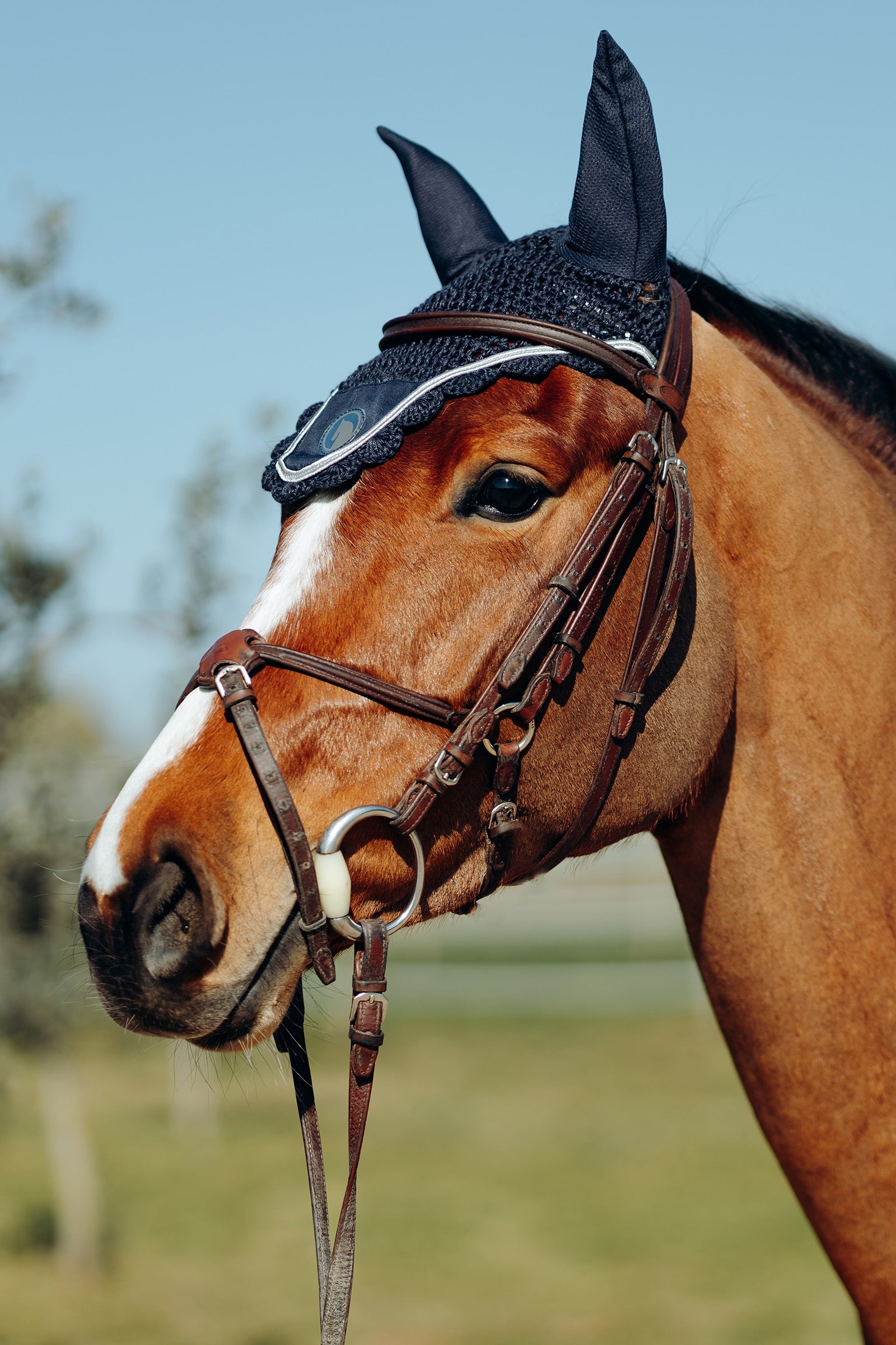 Horze Ella Pony Ear Net Saddle Pads