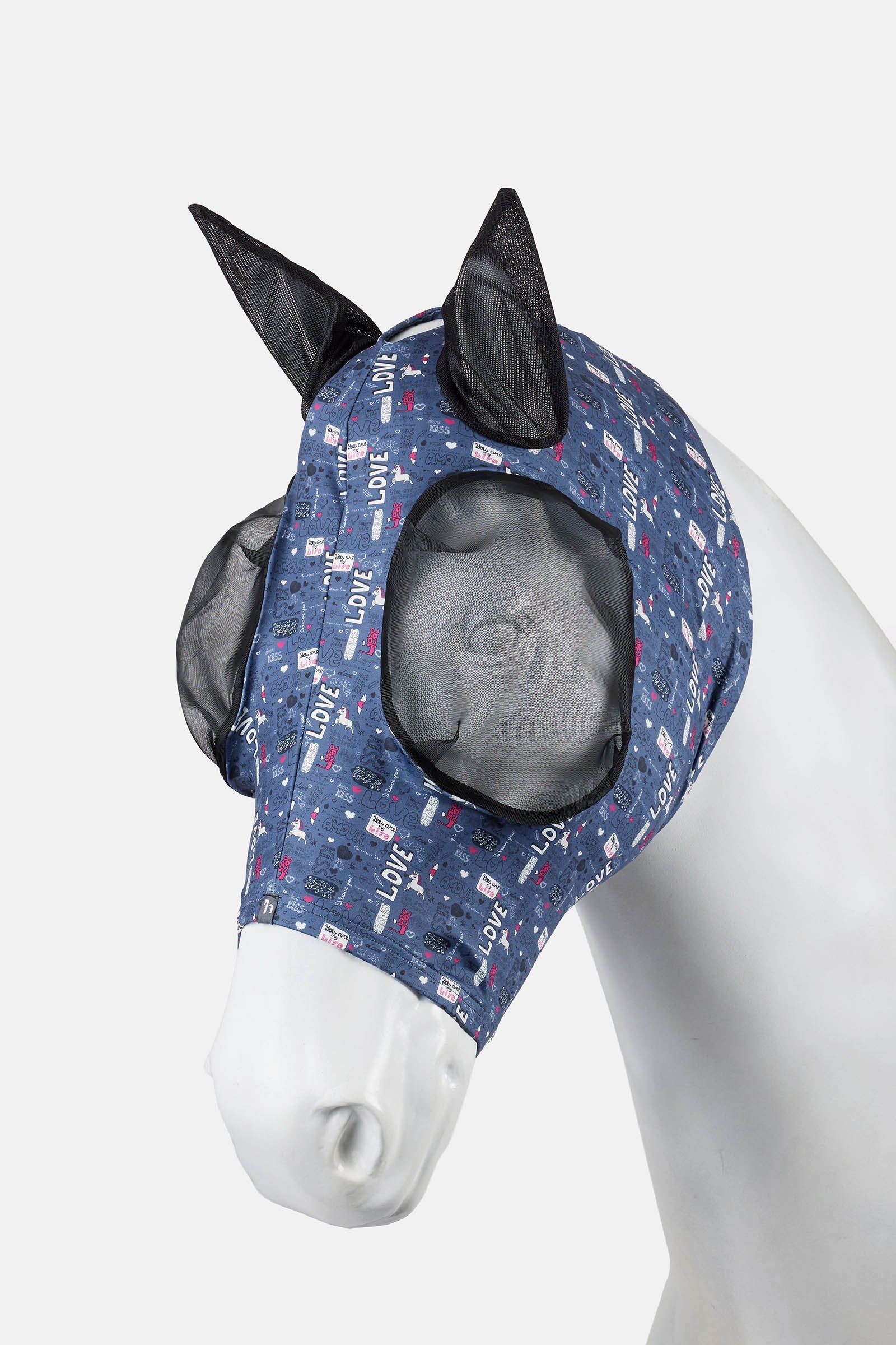 Horze Ibiza Elastic Pull-On Fly Mask Antifly Protection for Horses