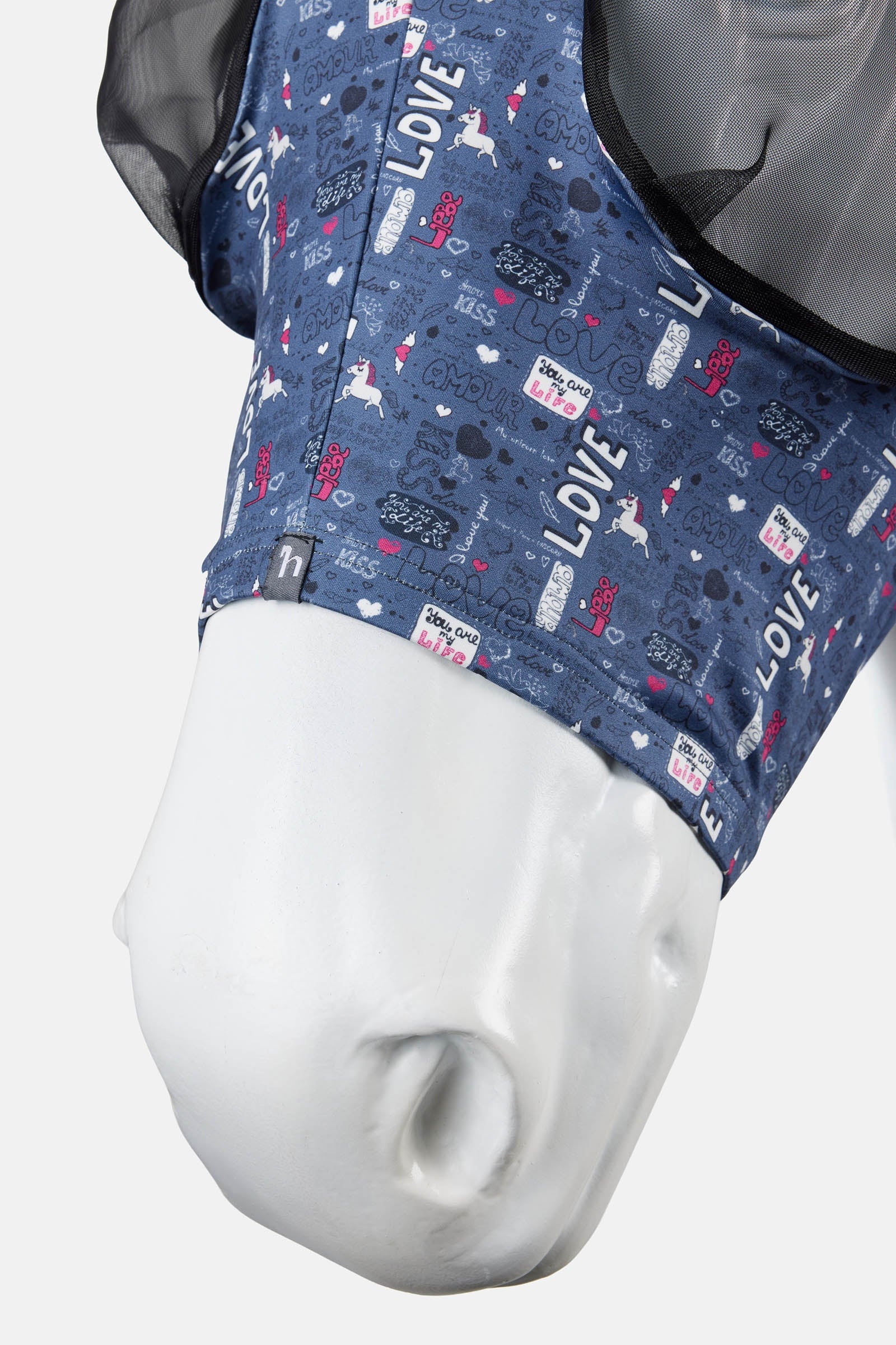 Horze Ibiza Elastic Pull-On Fly Mask Antifly Protection for Horses