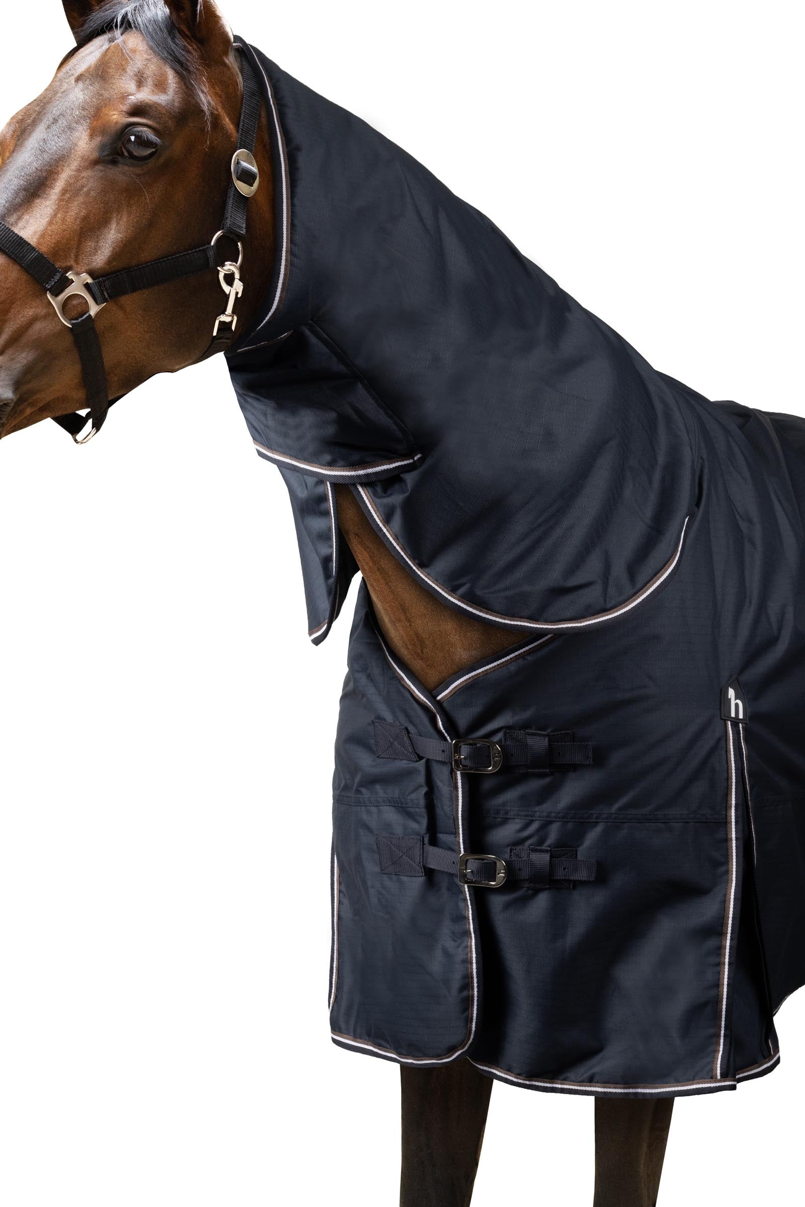 Horze Glasgow Lightweight Full Neck Turnout Rug, 0g Horse Rugs