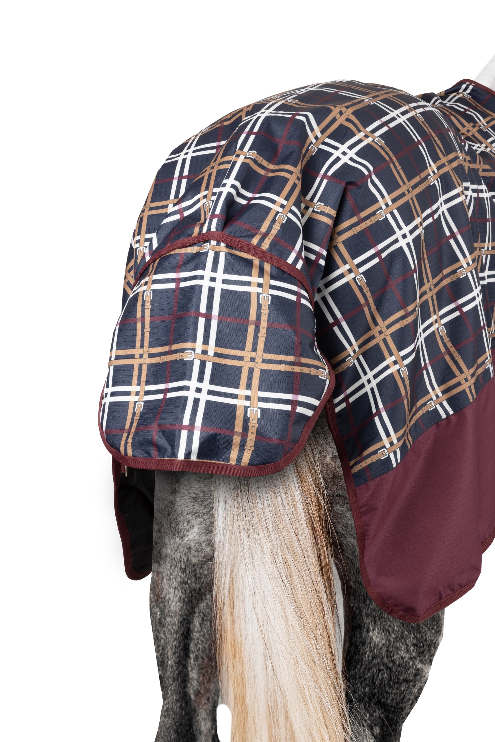 Horze Glasgow Turnout Rug with Fleece Lining and Reflective Accents, 0g Horse Rugs