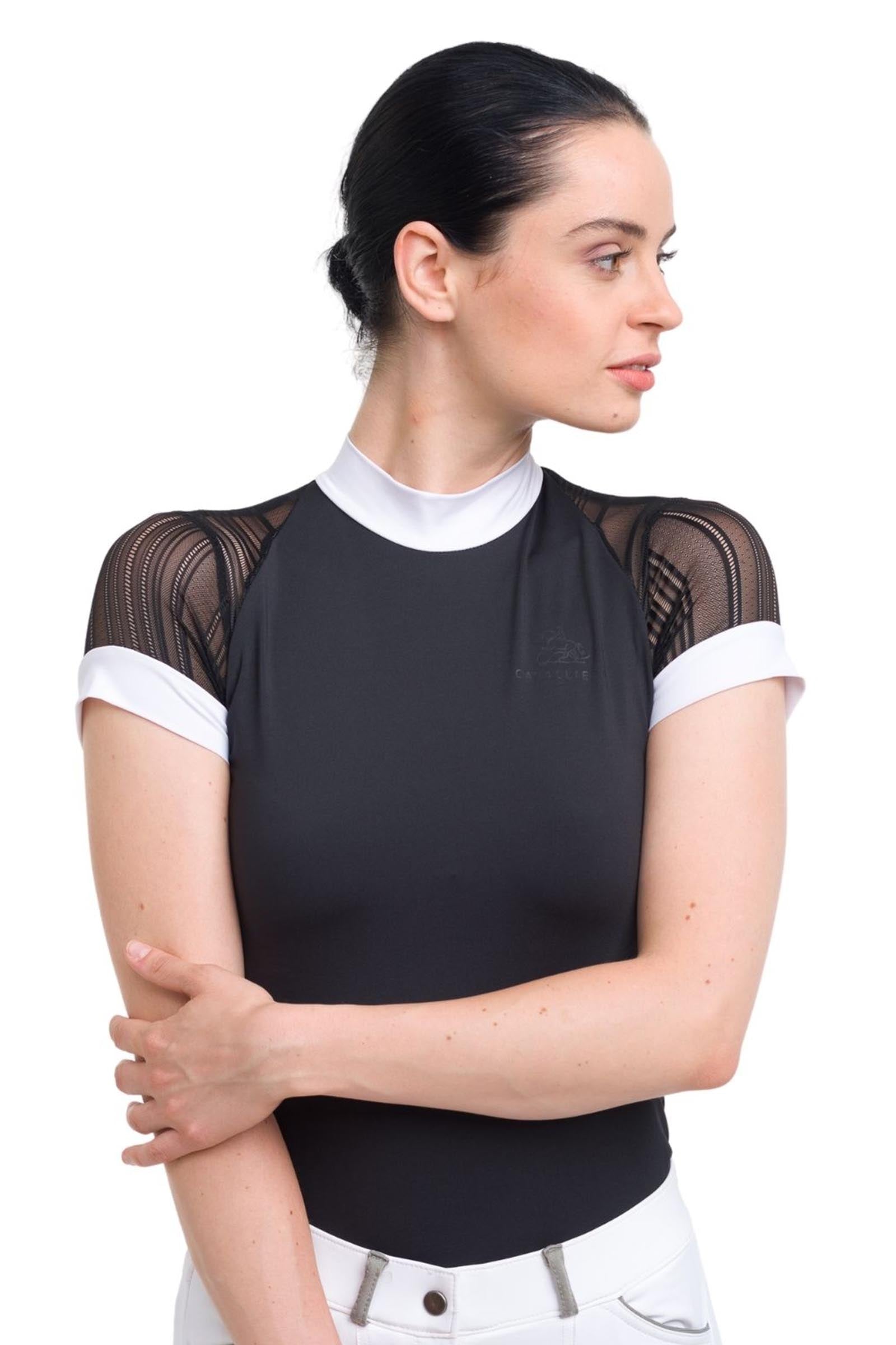 Cavalliera Riding Show Shirt Contessa, Women's Short Sleeve Women’s Riding Clothing