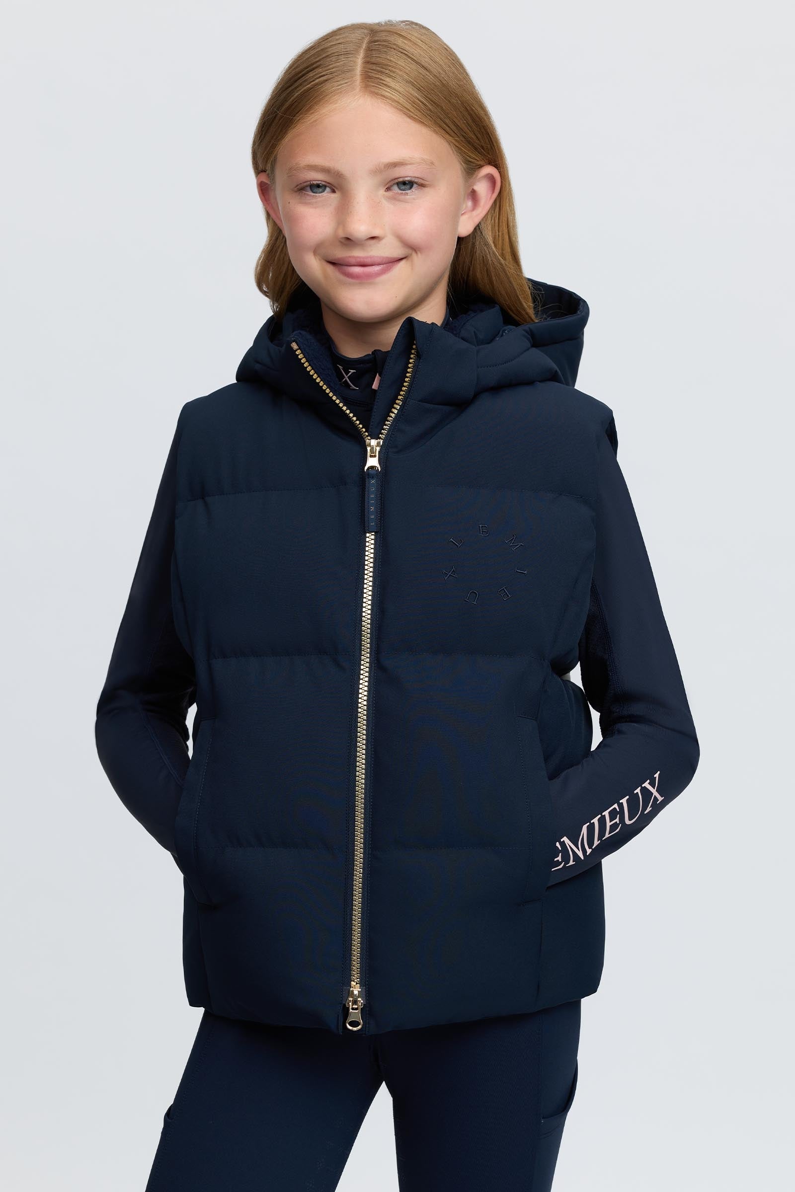 LeMieux Young Rider Joey Hooded Gilet Kids Apparel