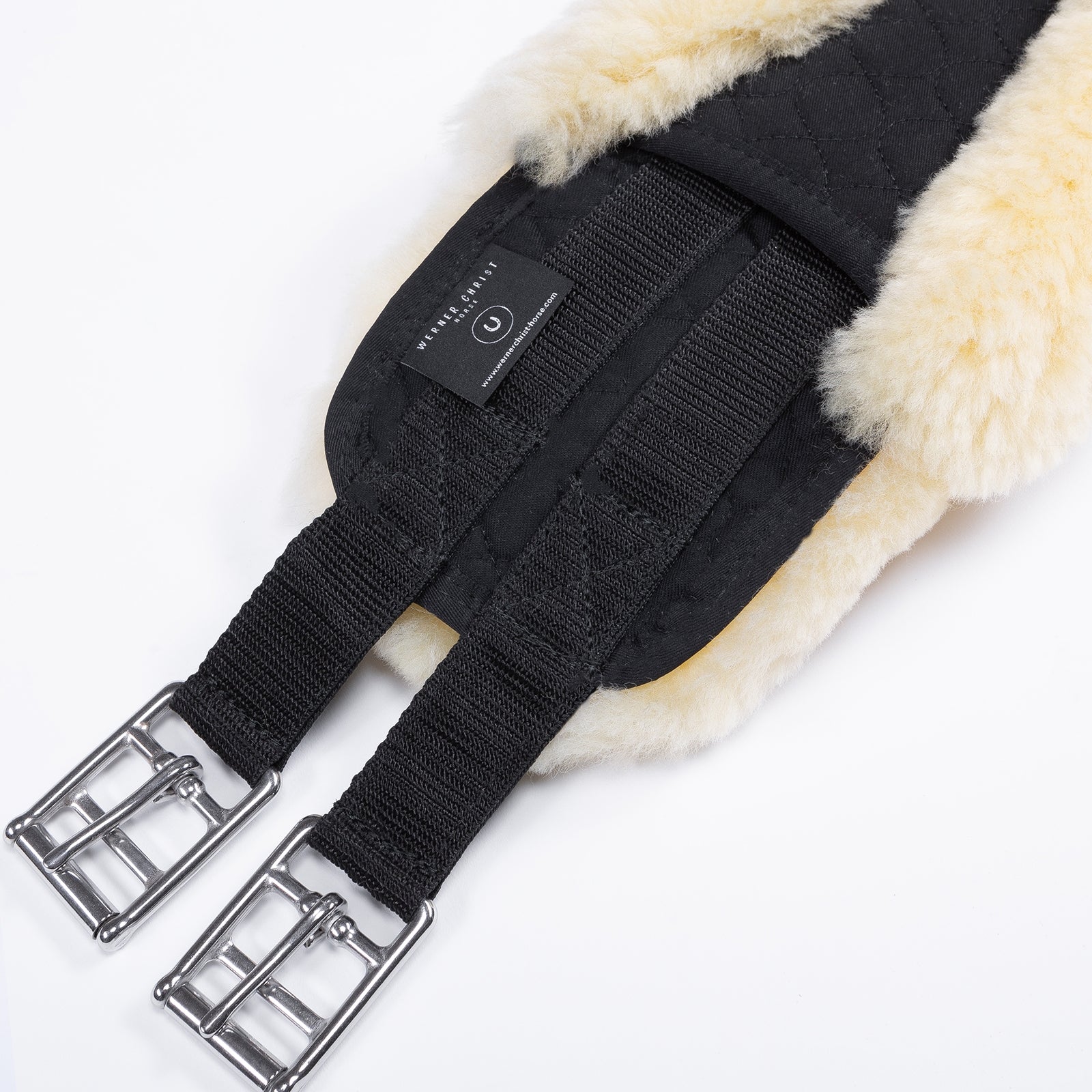 Christ Kontur girth, long w/ lambskin Saddles, Girths & Stirrups