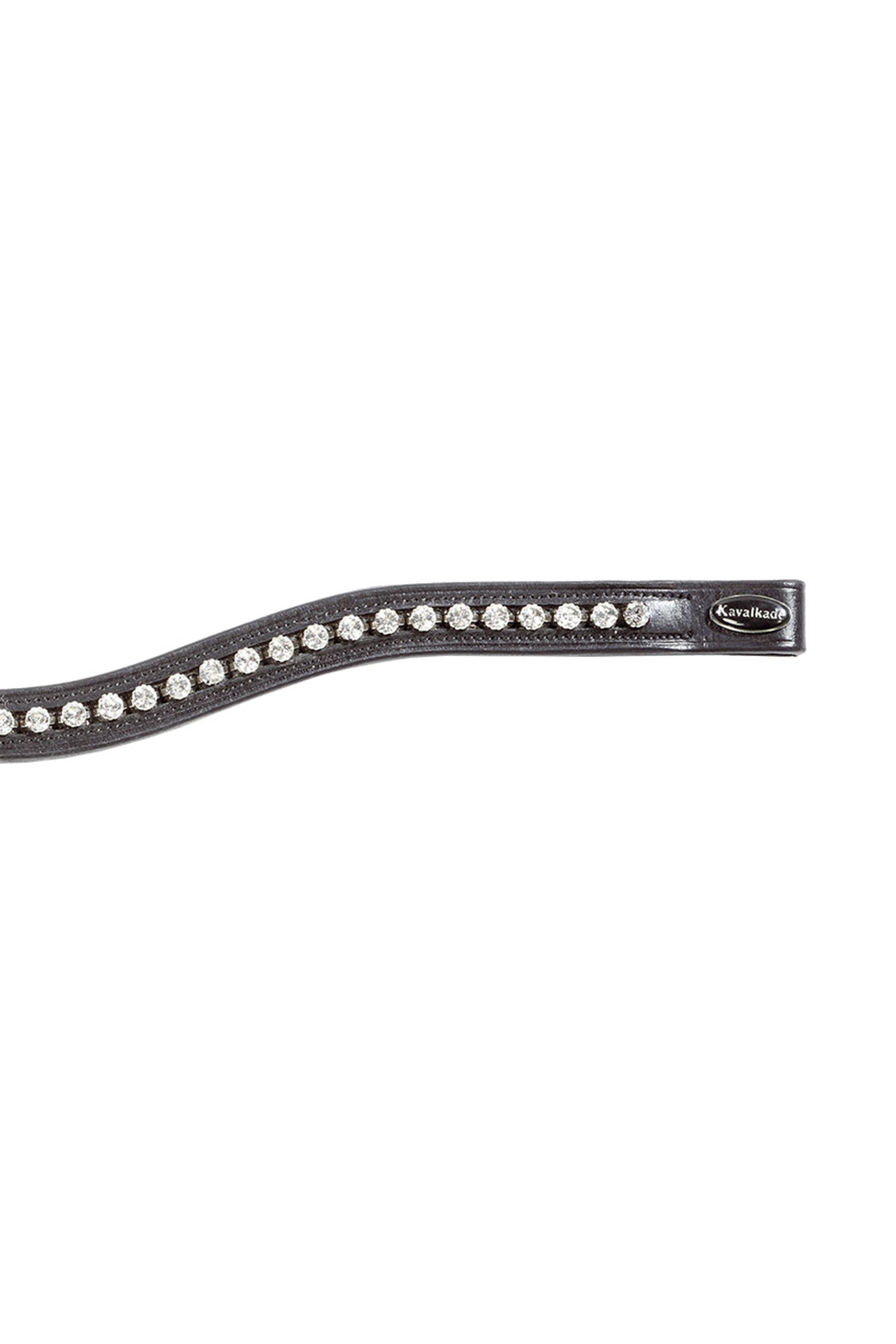 Kavalkade Browband Gloss White w/ big white rhinesstones Bridles & Reins