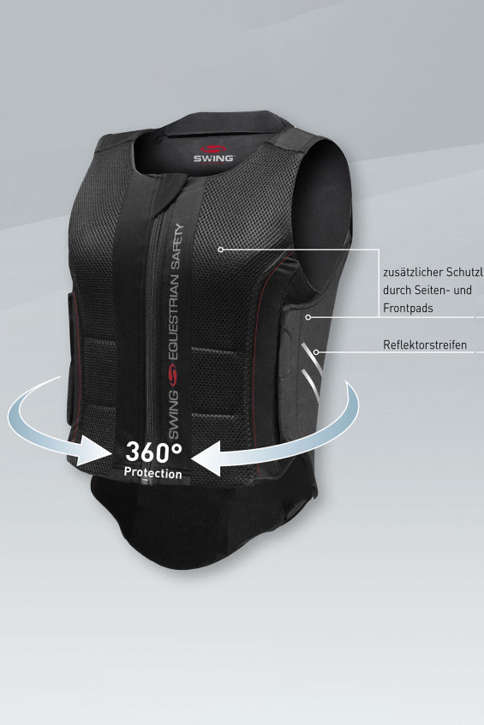 undefined swing P07 Flexible Back Protector, Adults Safety Equipment