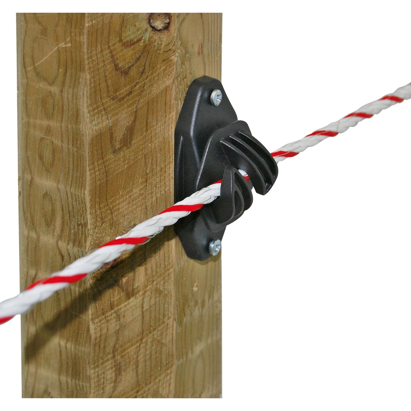 Farm Patrol Rope insulator Euro Cord black, 10 pcs Fencing Supplies