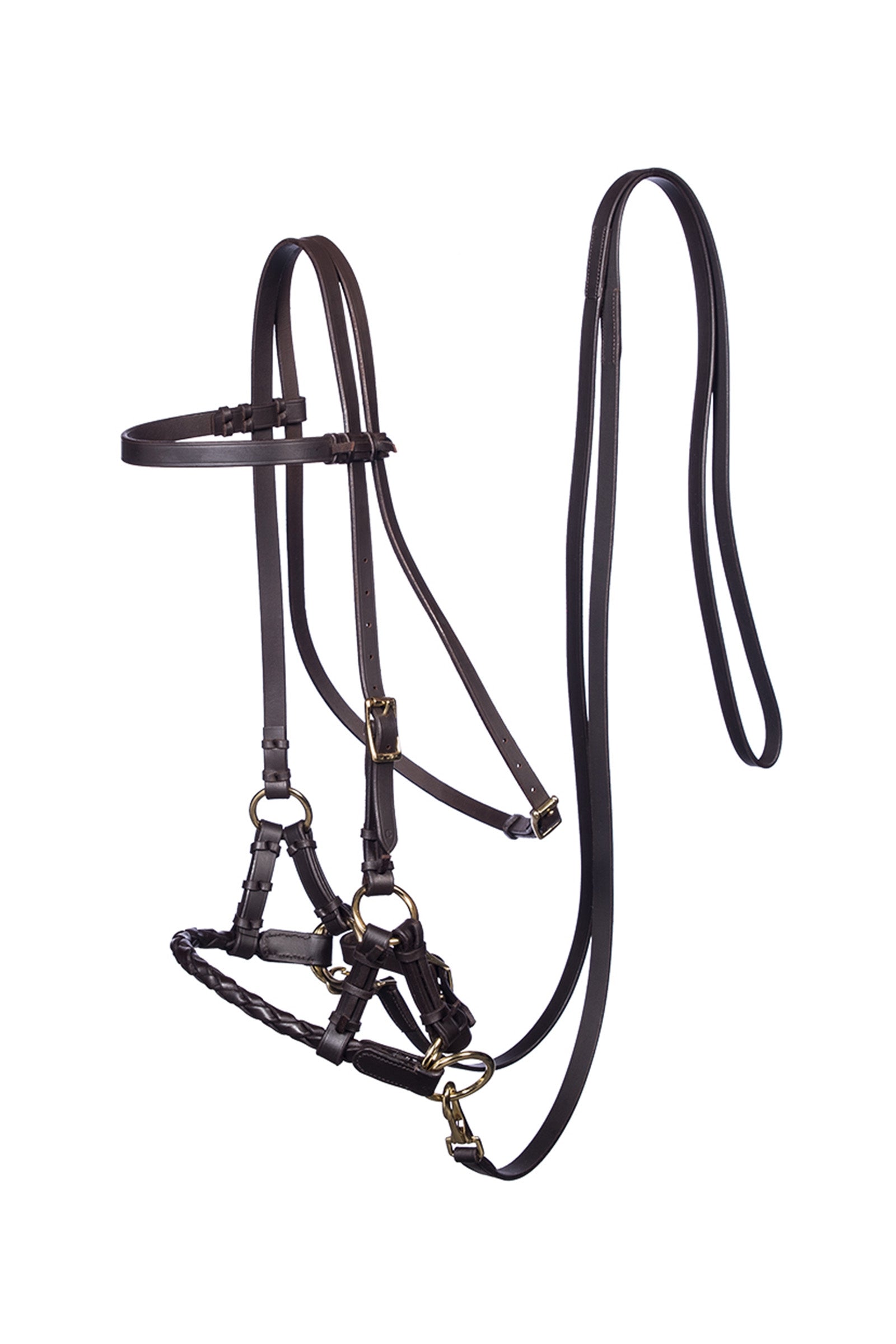 F.R.A. Freedom Riding Articles Pariba Sidepull (System 3) Woven Noseband, w/ Reins Bridles & Reins