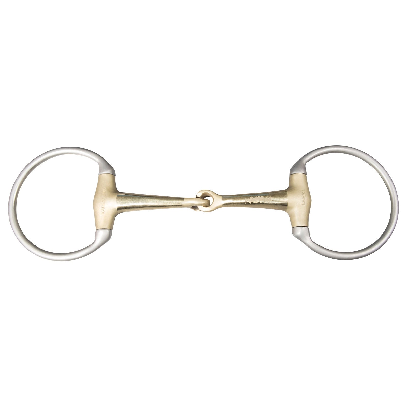Karlslund Golden mouth, two part bit Horse Bits