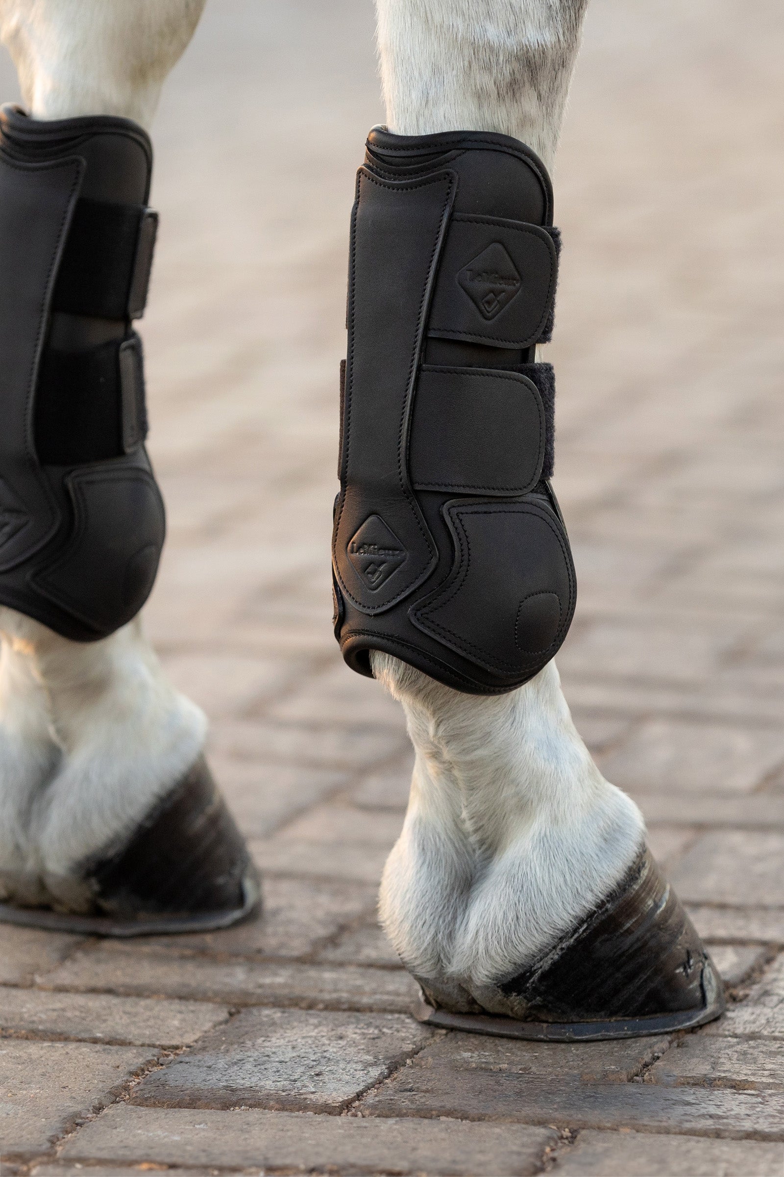 LeMieux Capella Leather Tendon Boots Leg & Hoof Protection