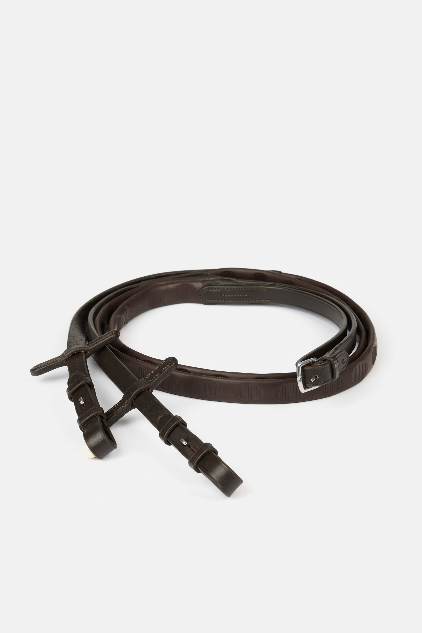 Horze Rubber Thumb Shaped Grip Reins Bridles & Reins