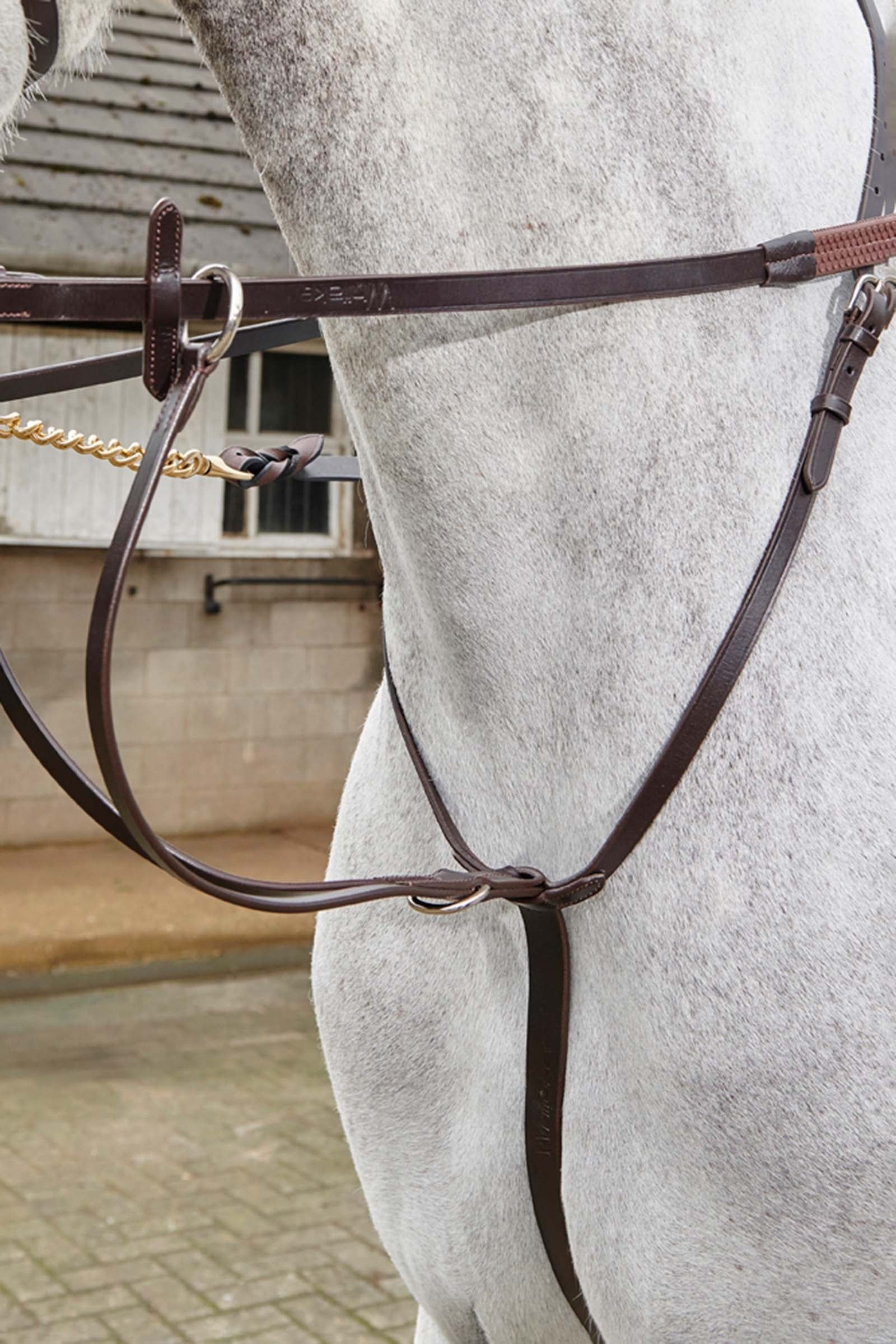 John Whitaker Lynton 5/8" Rubber reins with Dimpled Grip Bridles & Reins