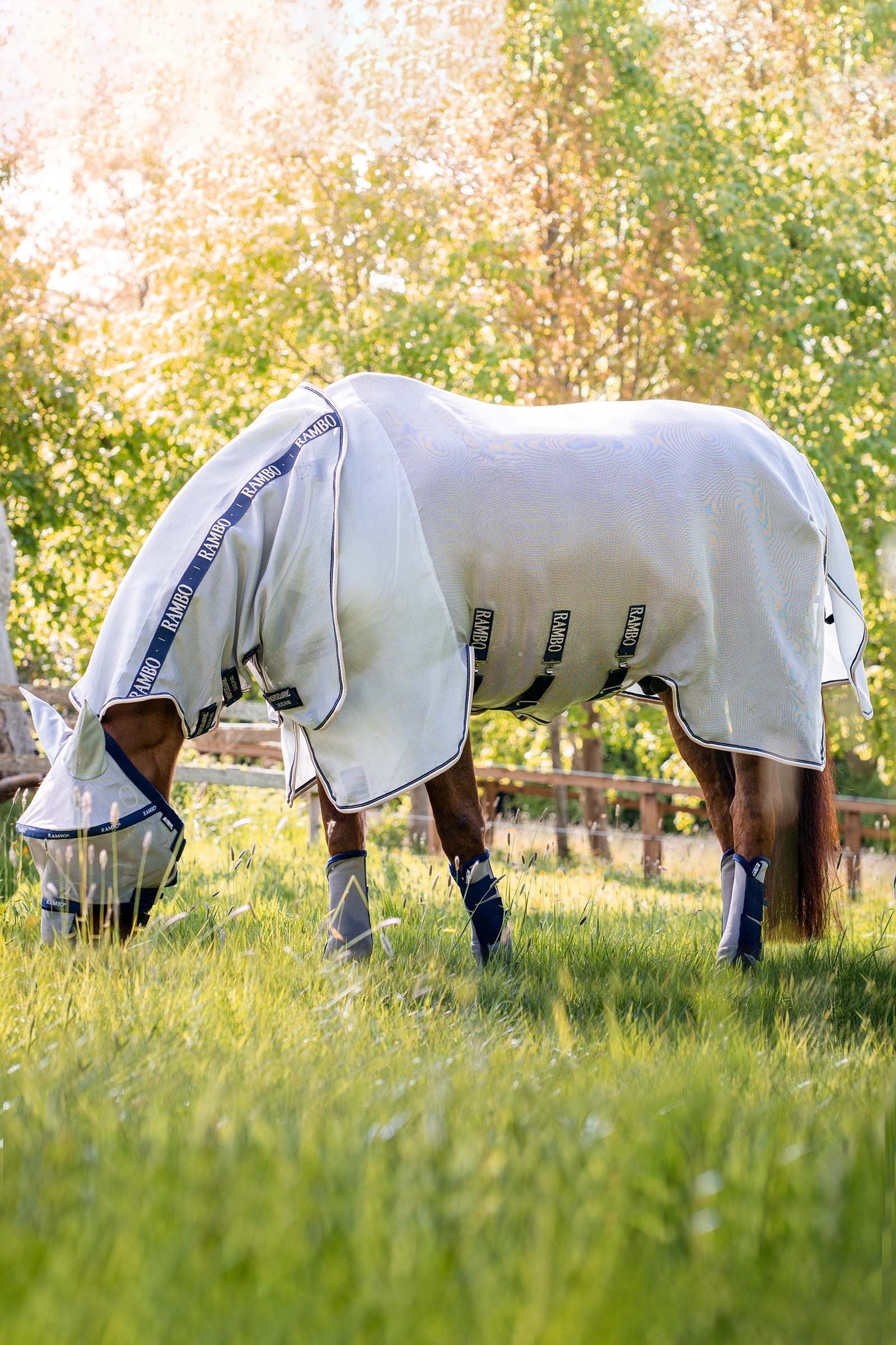 Horseware Rambo Protector Fly Rug With Detachable Neck Horse Rugs