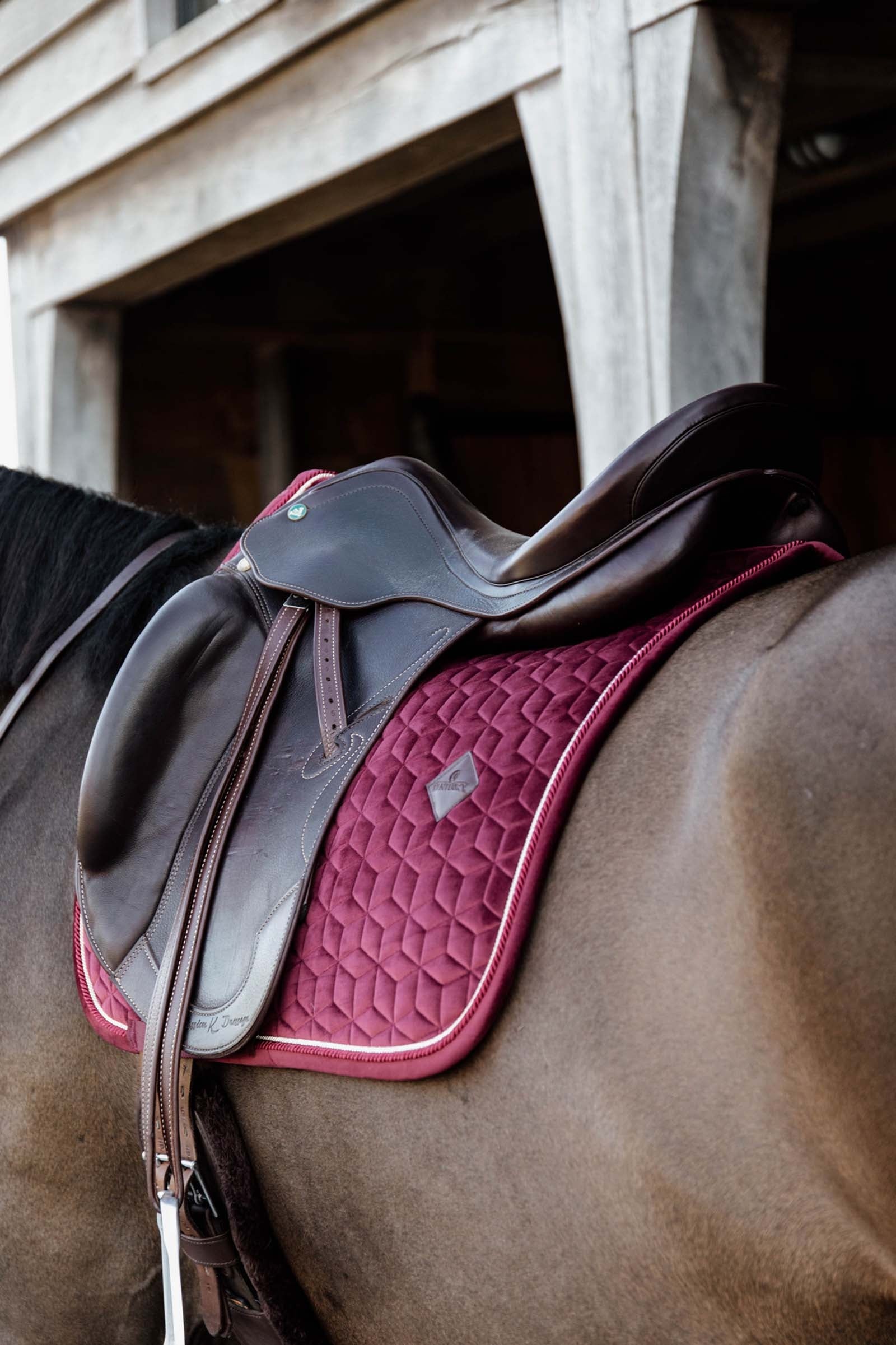Kentucky Horsewear Velvet Dressage Saddle Pad Saddle Pads