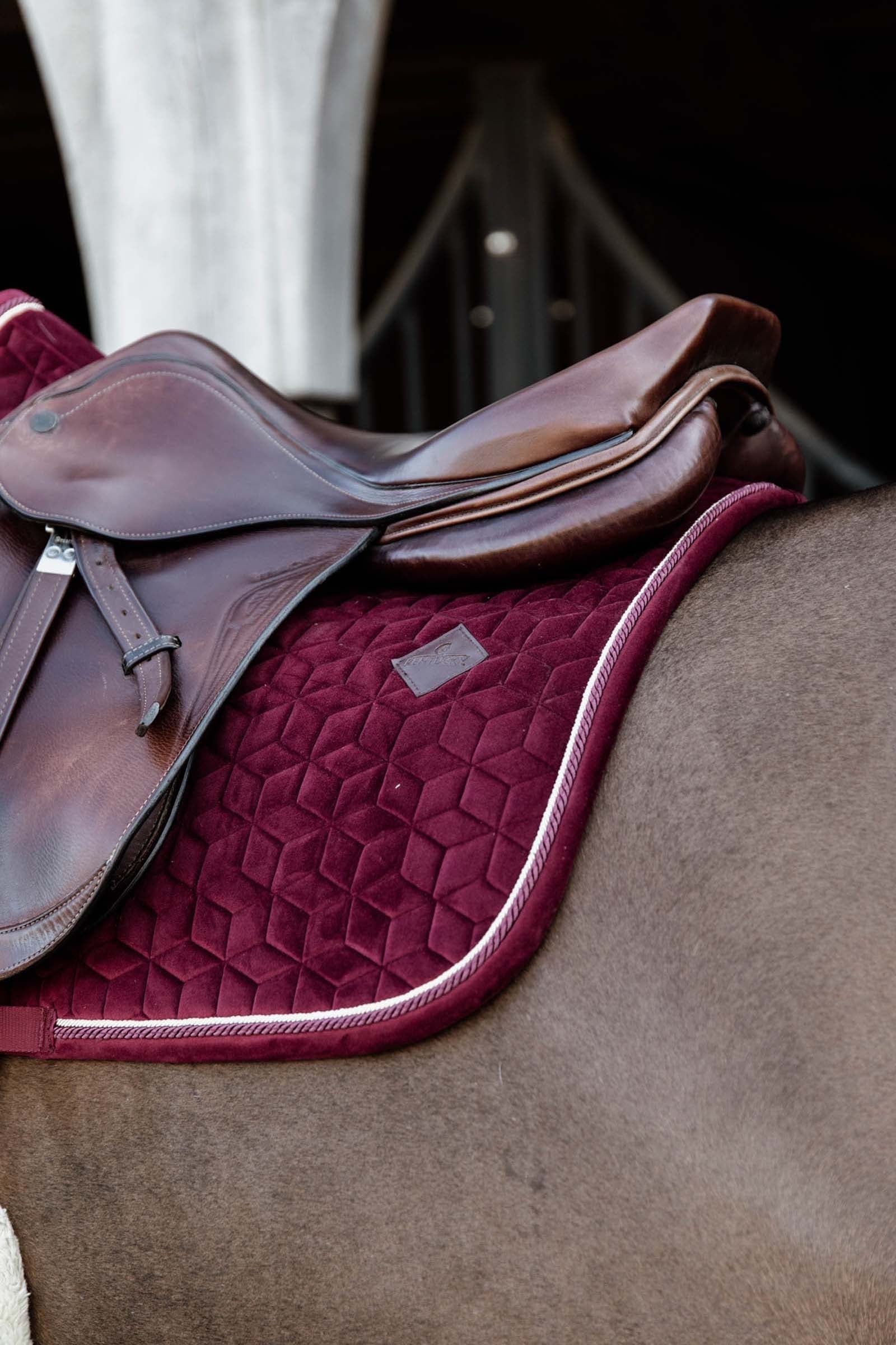 Kentucky Horsewear Velvet Jumping Saddle Pad Saddle Pads